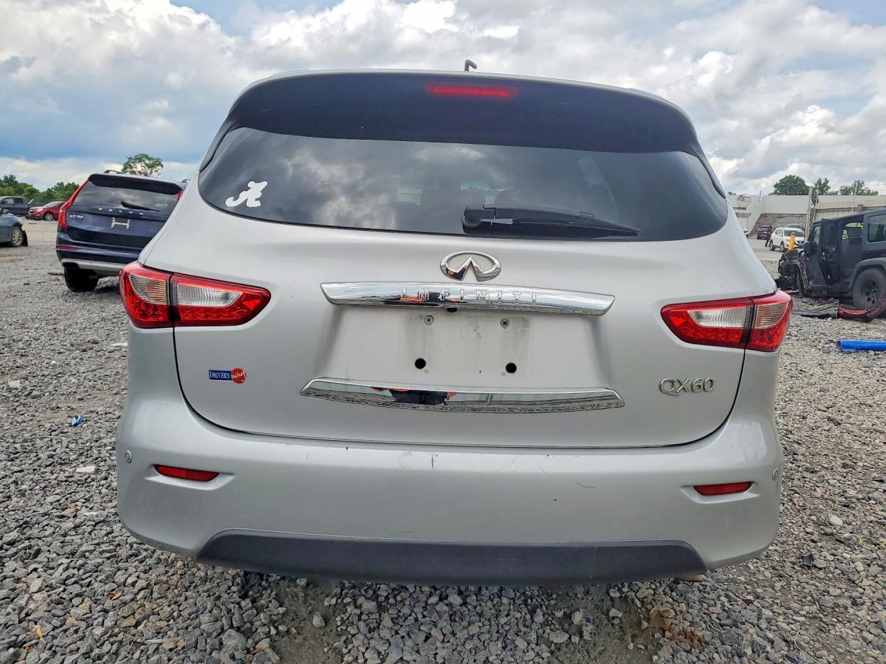 2015 Infiniti Qx60 Base Silver vin: 5N1AL0MN4FC546157