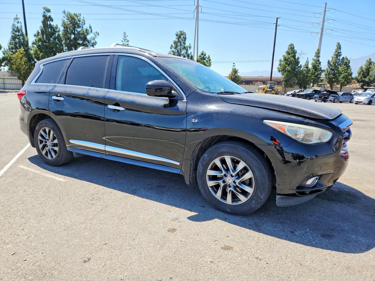 2015 Infiniti Qx60 Base Black vin: 5N1AL0MN4FC552749