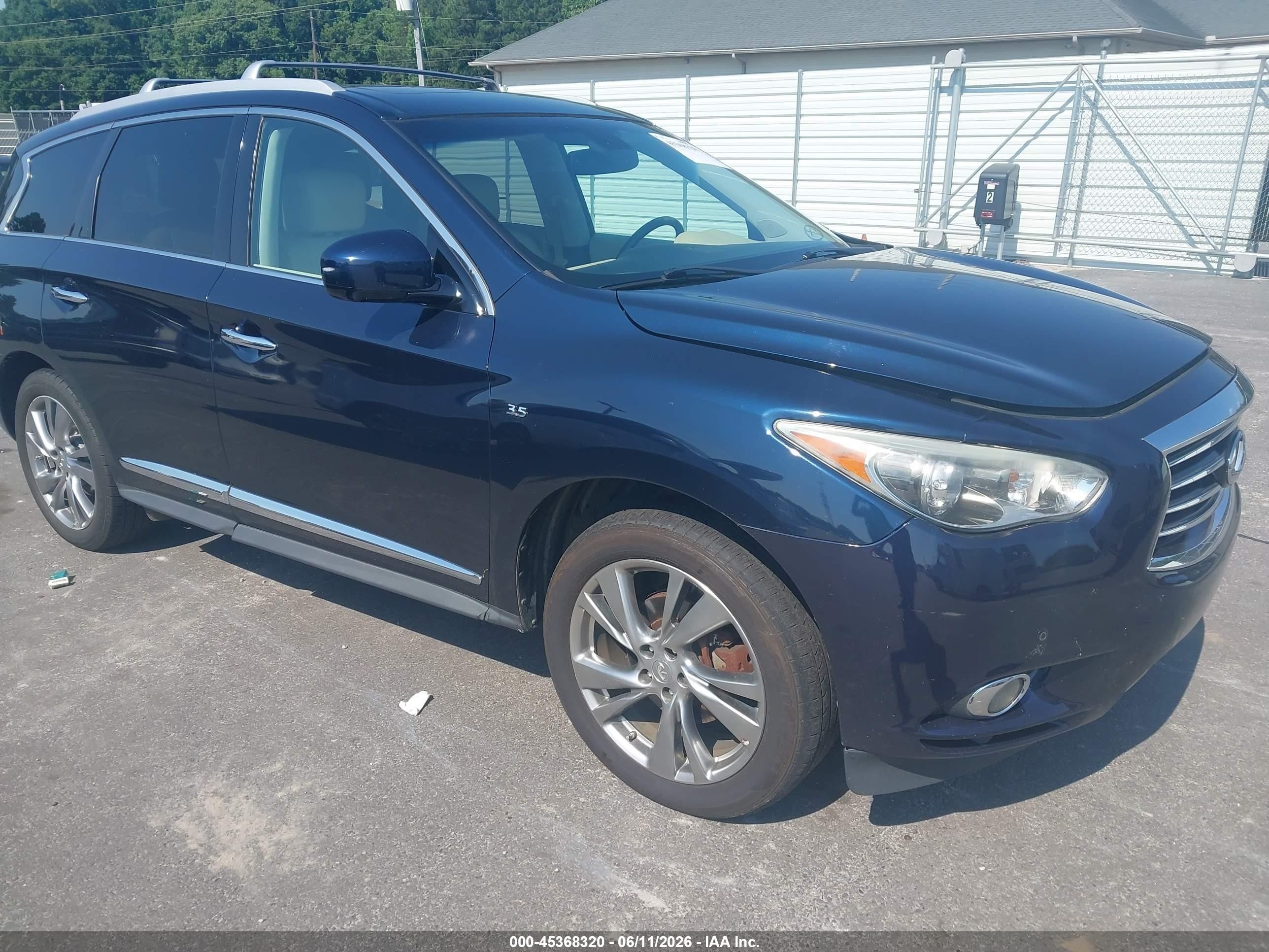 2015 Infiniti Qx60   Blue vin: 5N1AL0MN4FC554808