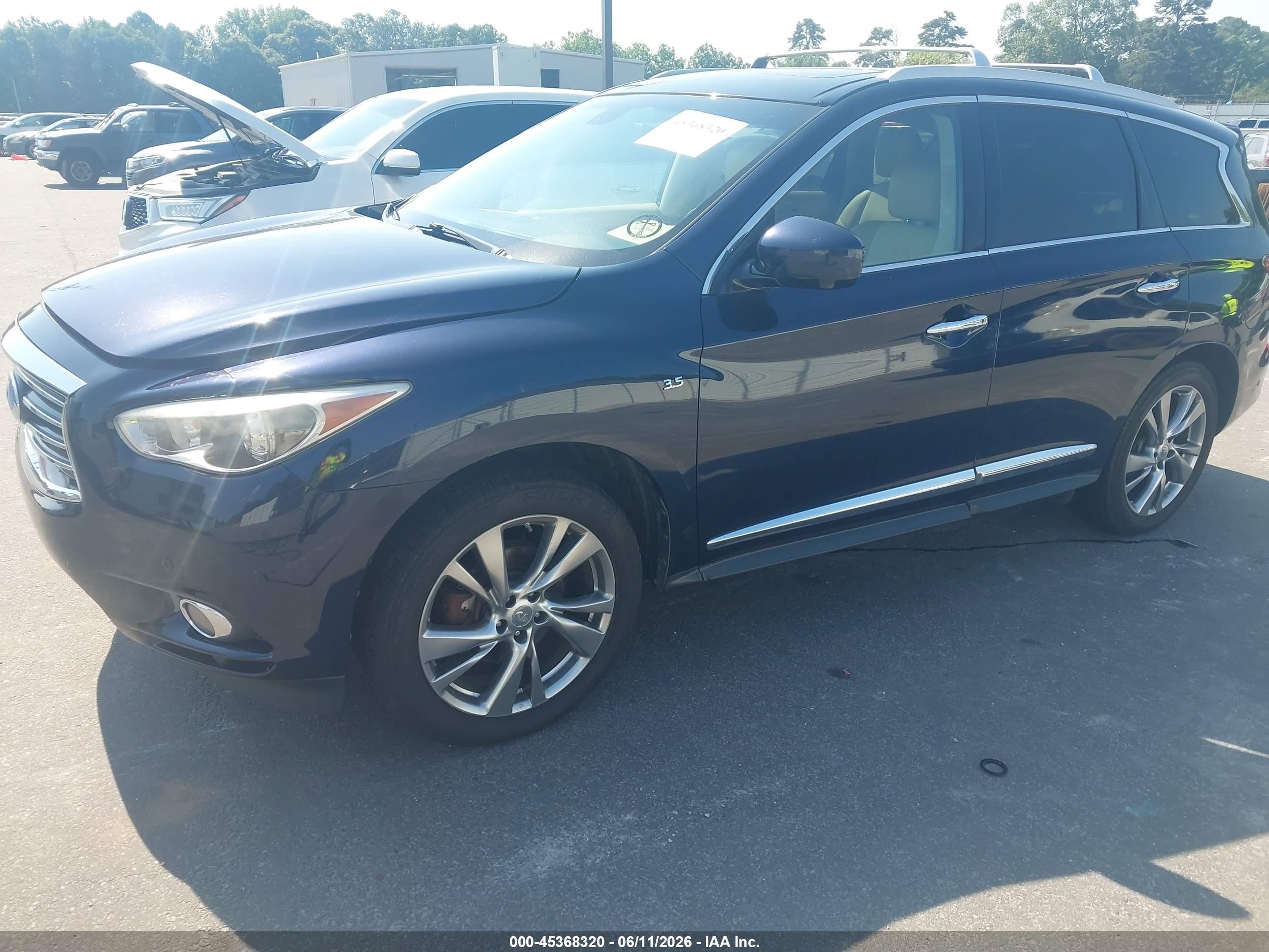2015 Infiniti Qx60   Blue vin: 5N1AL0MN4FC554808
