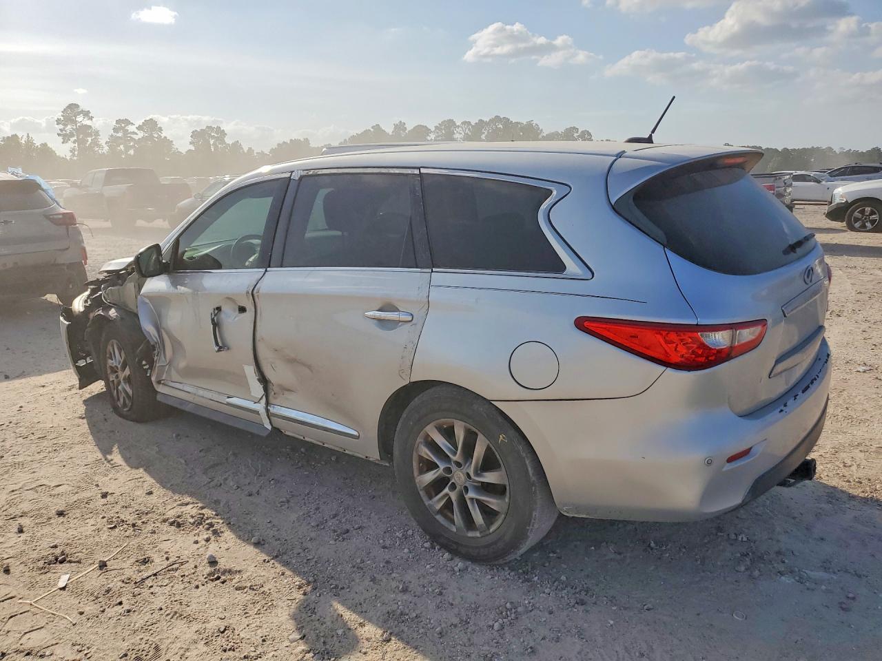 2013 Infiniti Jx35 Base Silver vin: 5N1AL0MN5DC316222