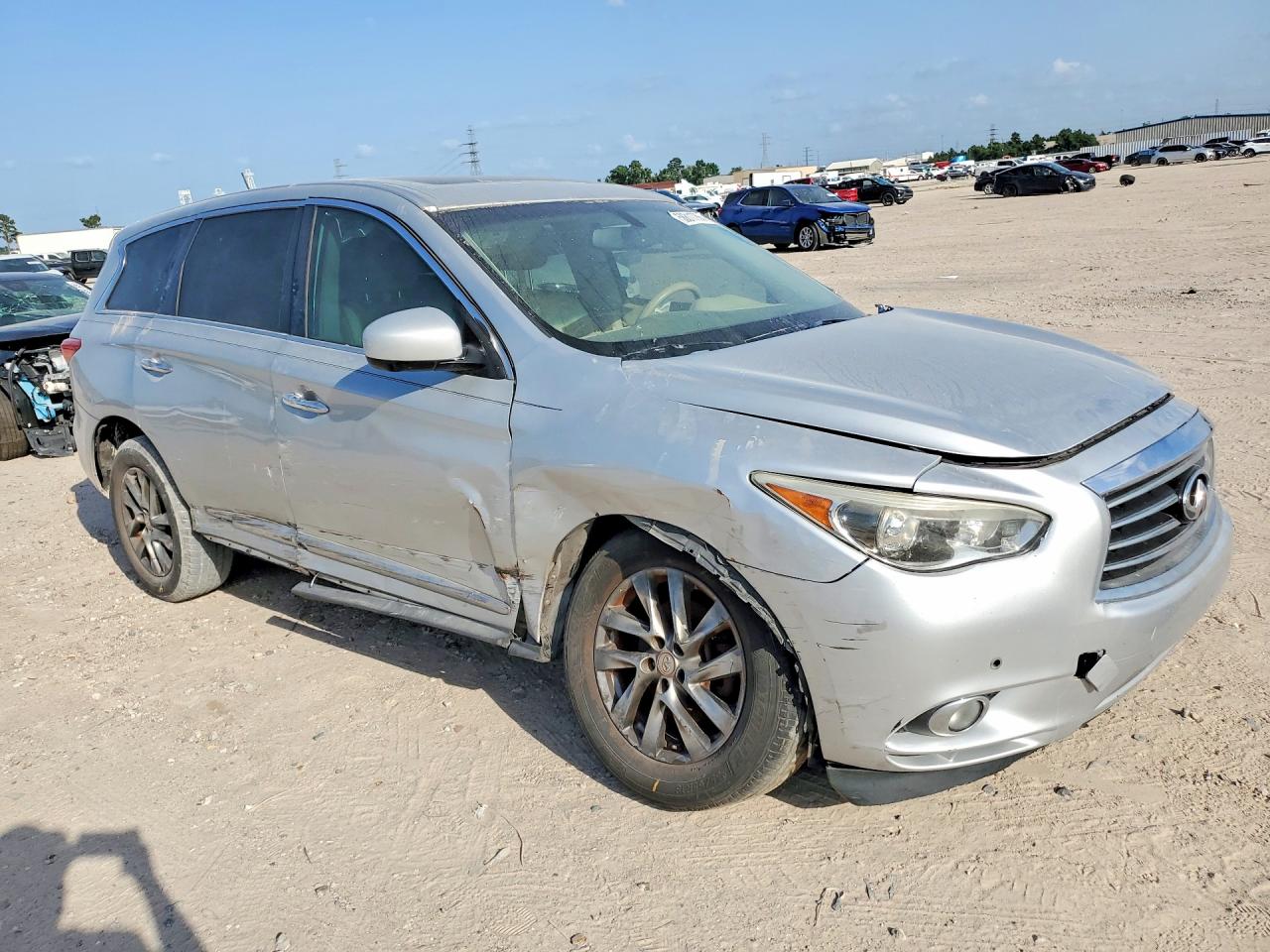 2013 Infiniti Jx35 Base Silver vin: 5N1AL0MN5DC316222