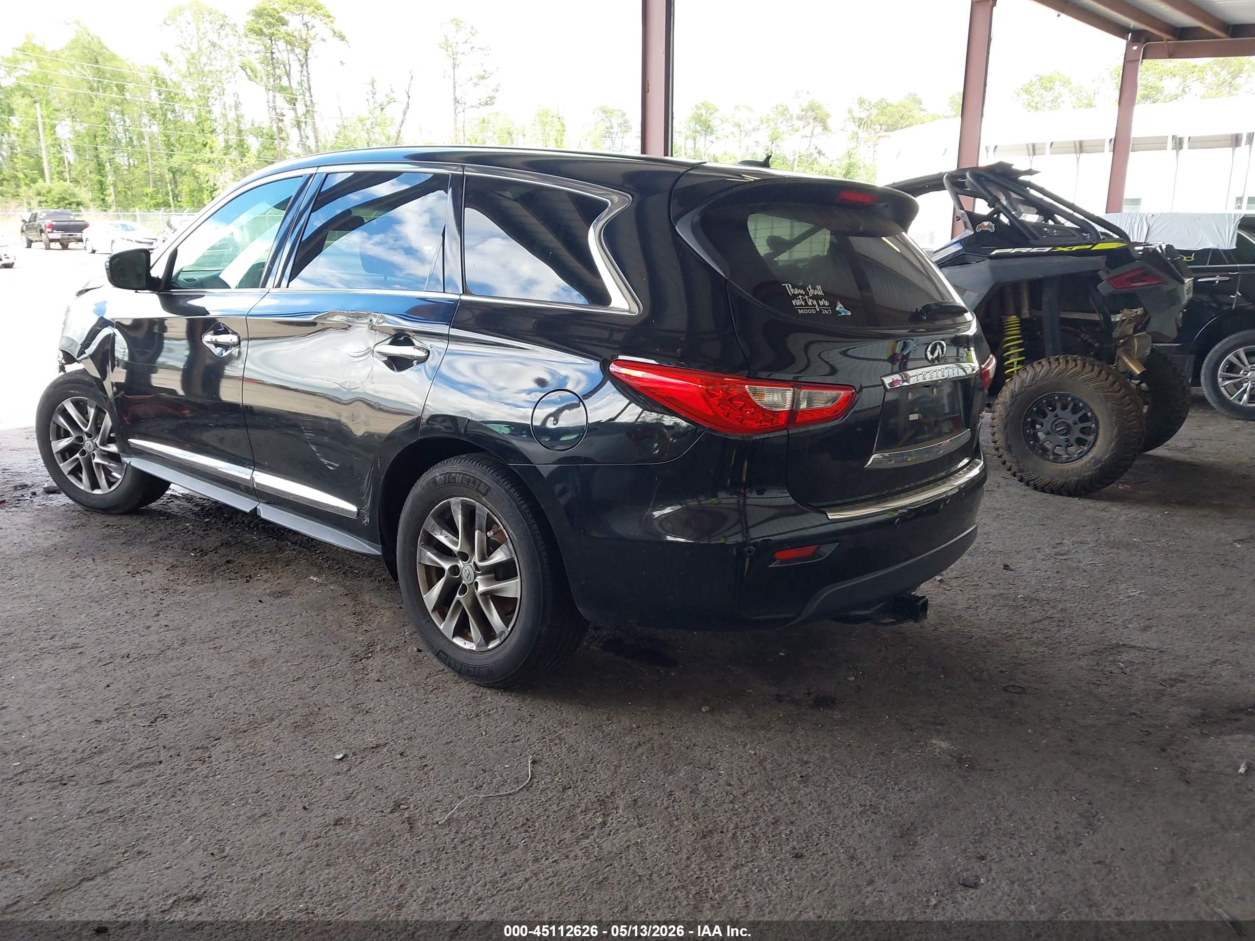 2013 Infiniti Jx35   Black vin: 5N1AL0MN5DC320660