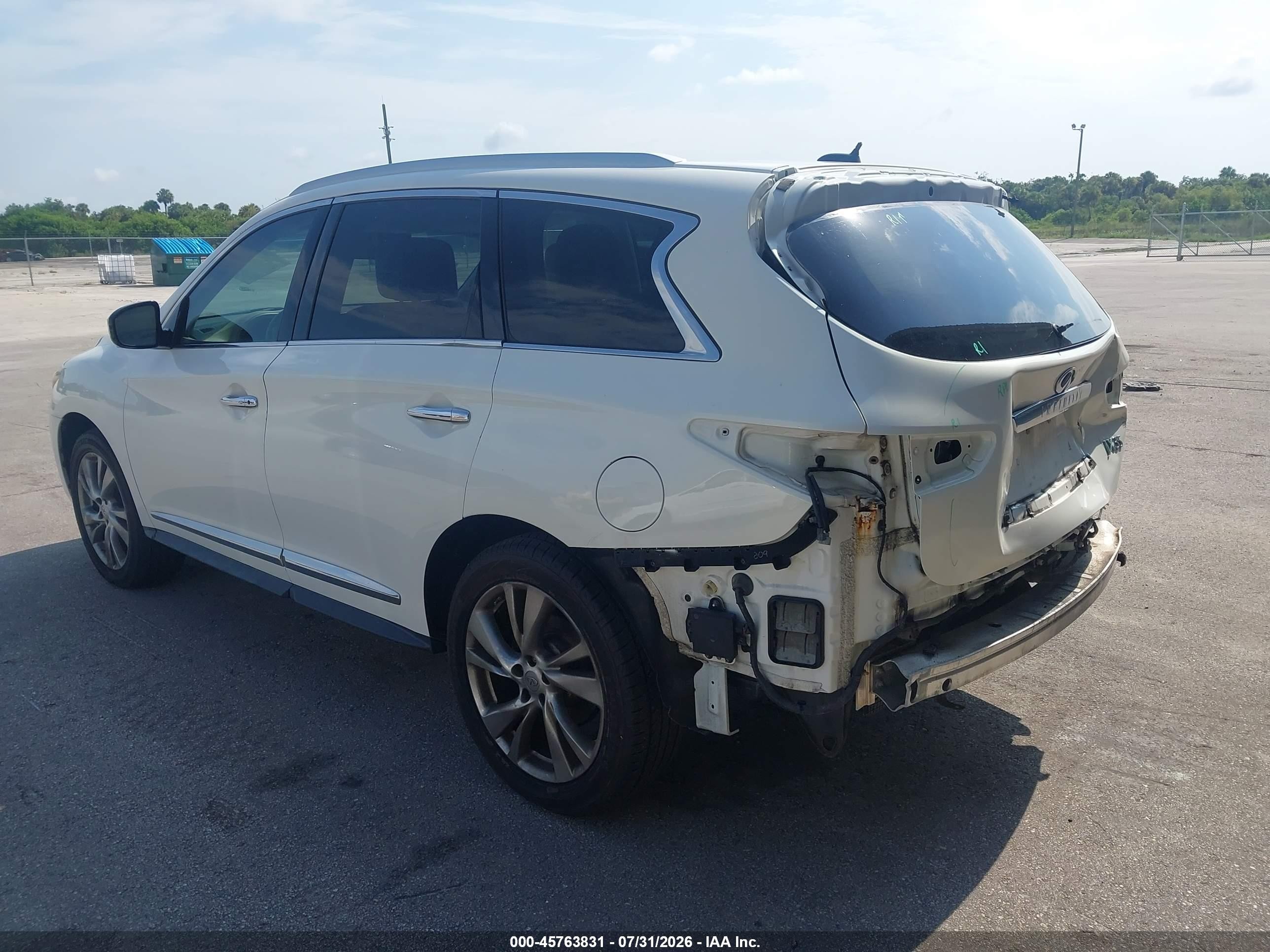 2013 Infiniti Jx35   Белый vin: 5N1AL0MN5DC340567