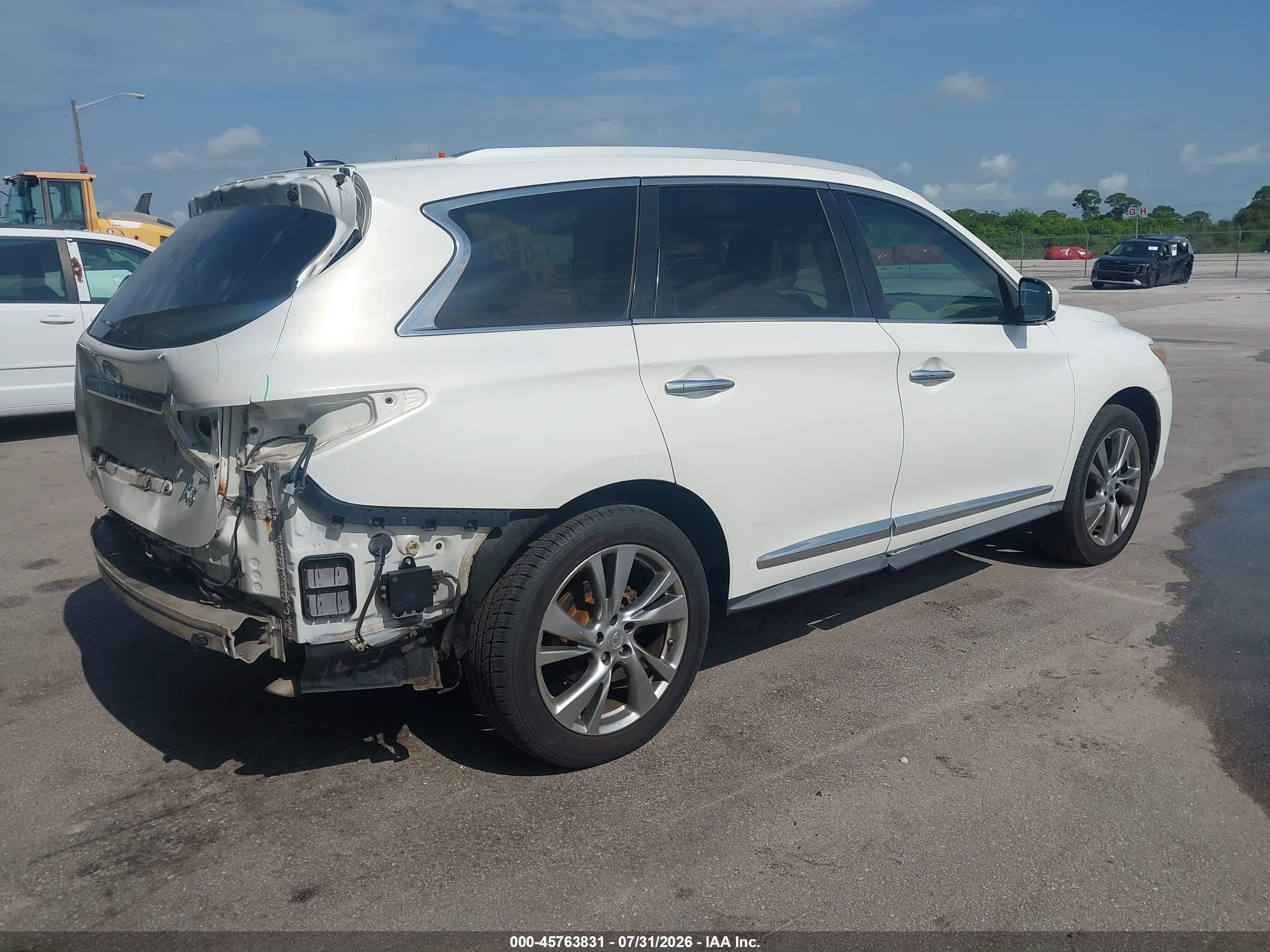 2013 Infiniti Jx35   Белый vin: 5N1AL0MN5DC340567