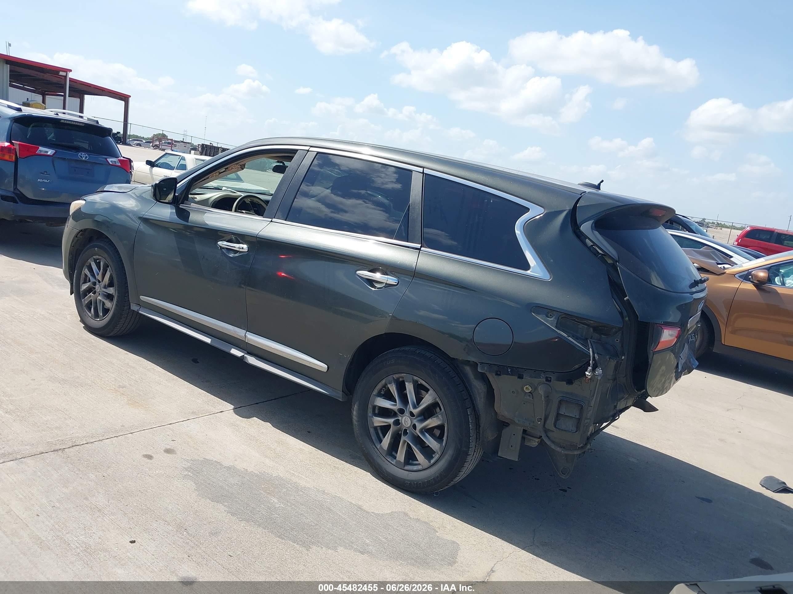 2013 Infiniti Jx35   Gray vin: 5N1AL0MN5DC345736