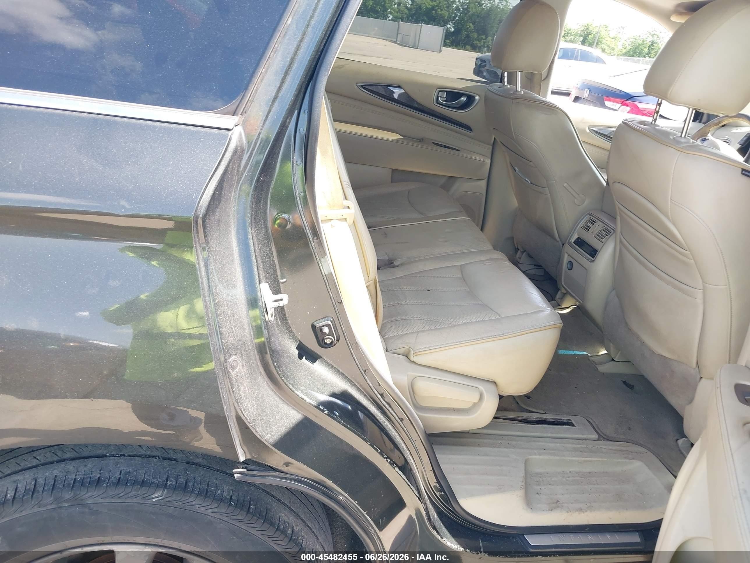 2013 Infiniti Jx35   Gray vin: 5N1AL0MN5DC345736