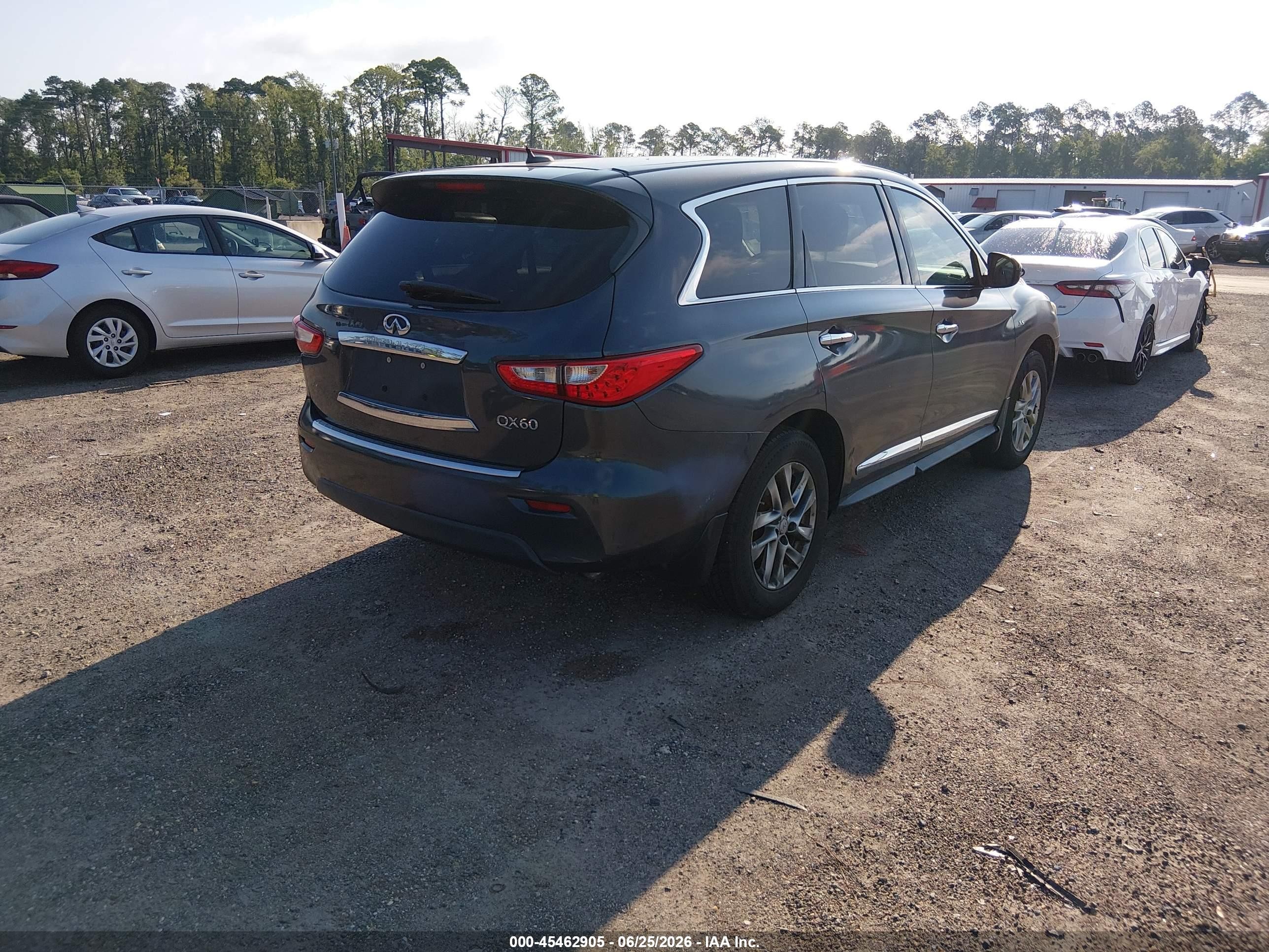 2014 Infiniti Qx60   Gray vin: 5N1AL0MN5EC502425