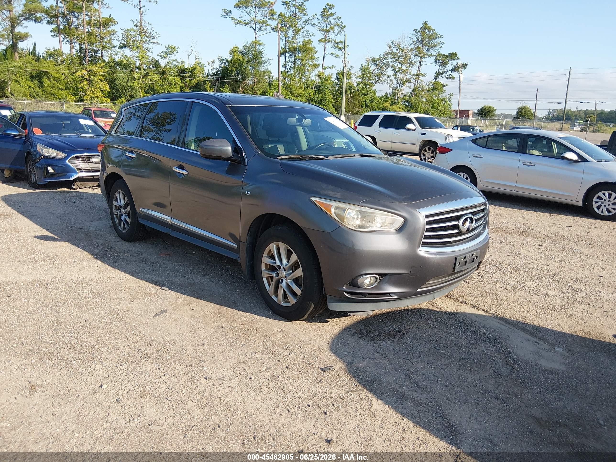 2014 Infiniti Qx60   Gray vin: 5N1AL0MN5EC502425