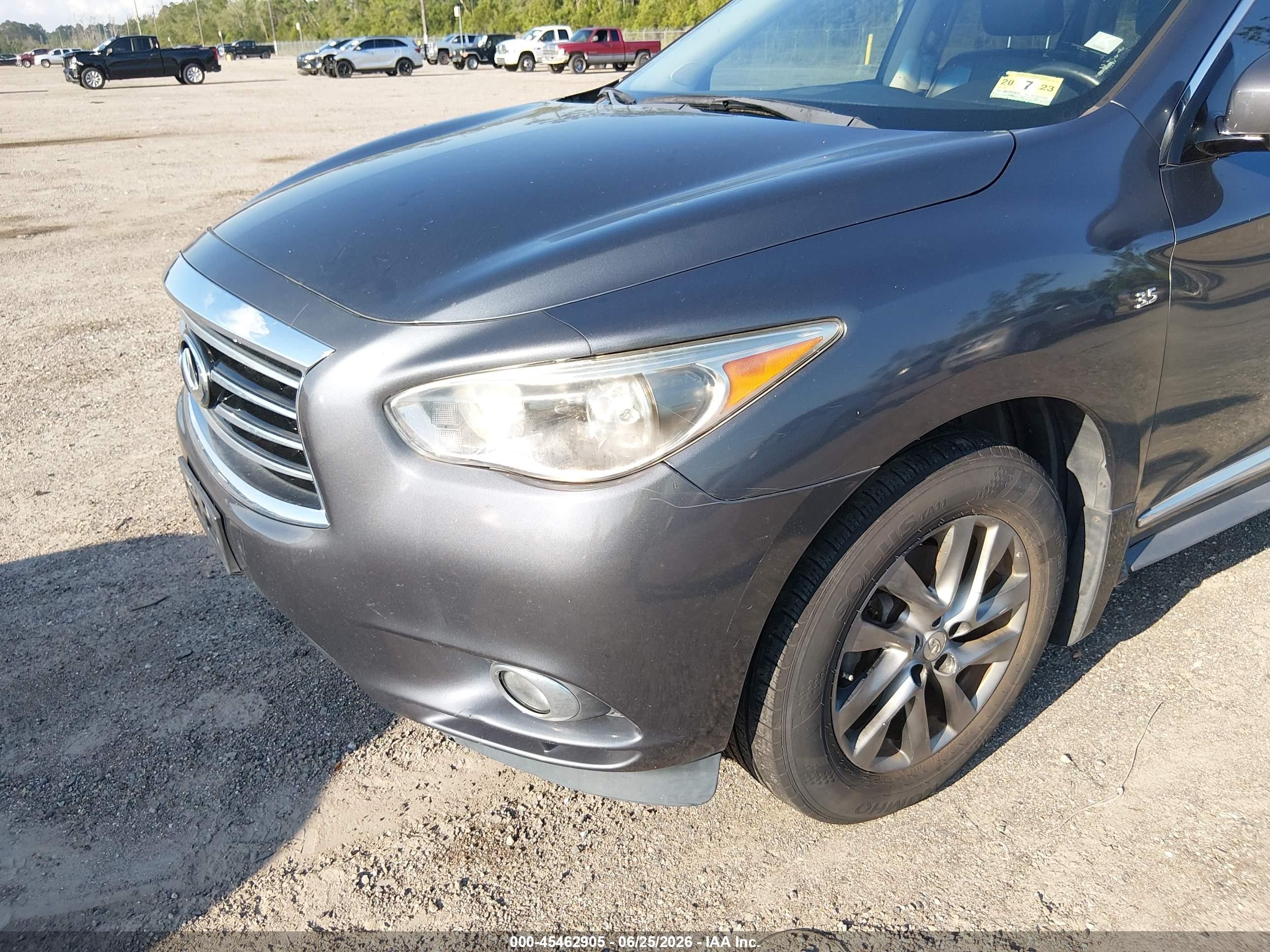 2014 Infiniti Qx60   Gray vin: 5N1AL0MN5EC502425
