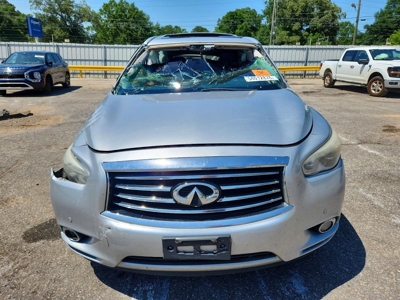 2014 Infiniti Qx60 Base Silver vin: 5N1AL0MN5EC507432