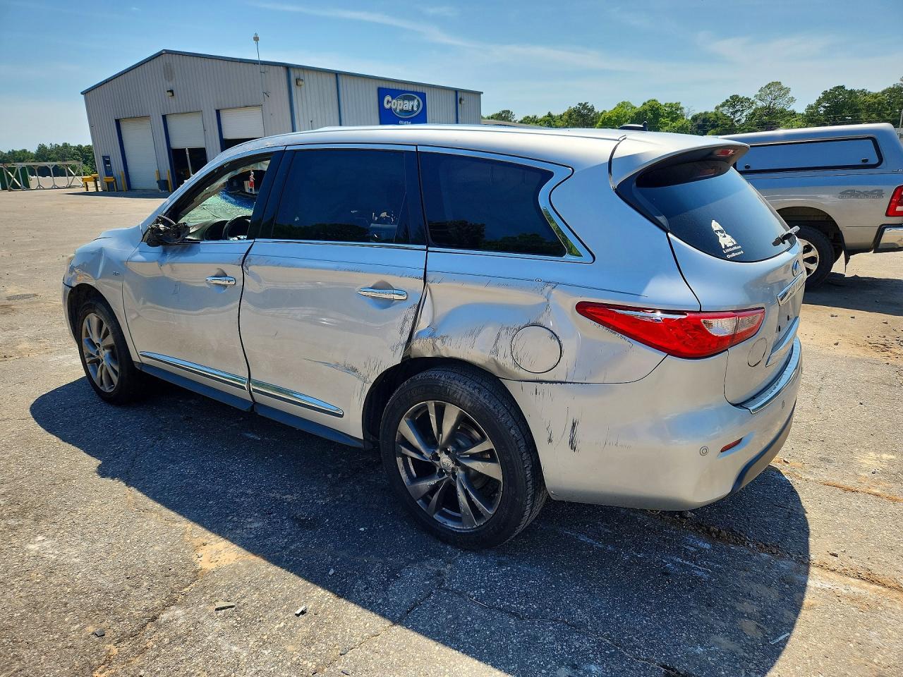 2014 Infiniti Qx60 Base Silver vin: 5N1AL0MN5EC507432