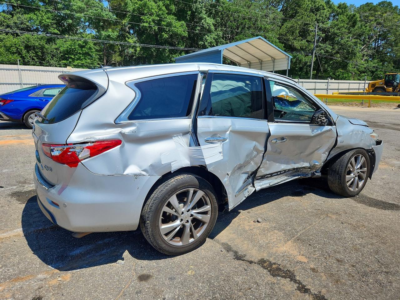 2014 Infiniti Qx60 Base Silver vin: 5N1AL0MN5EC507432