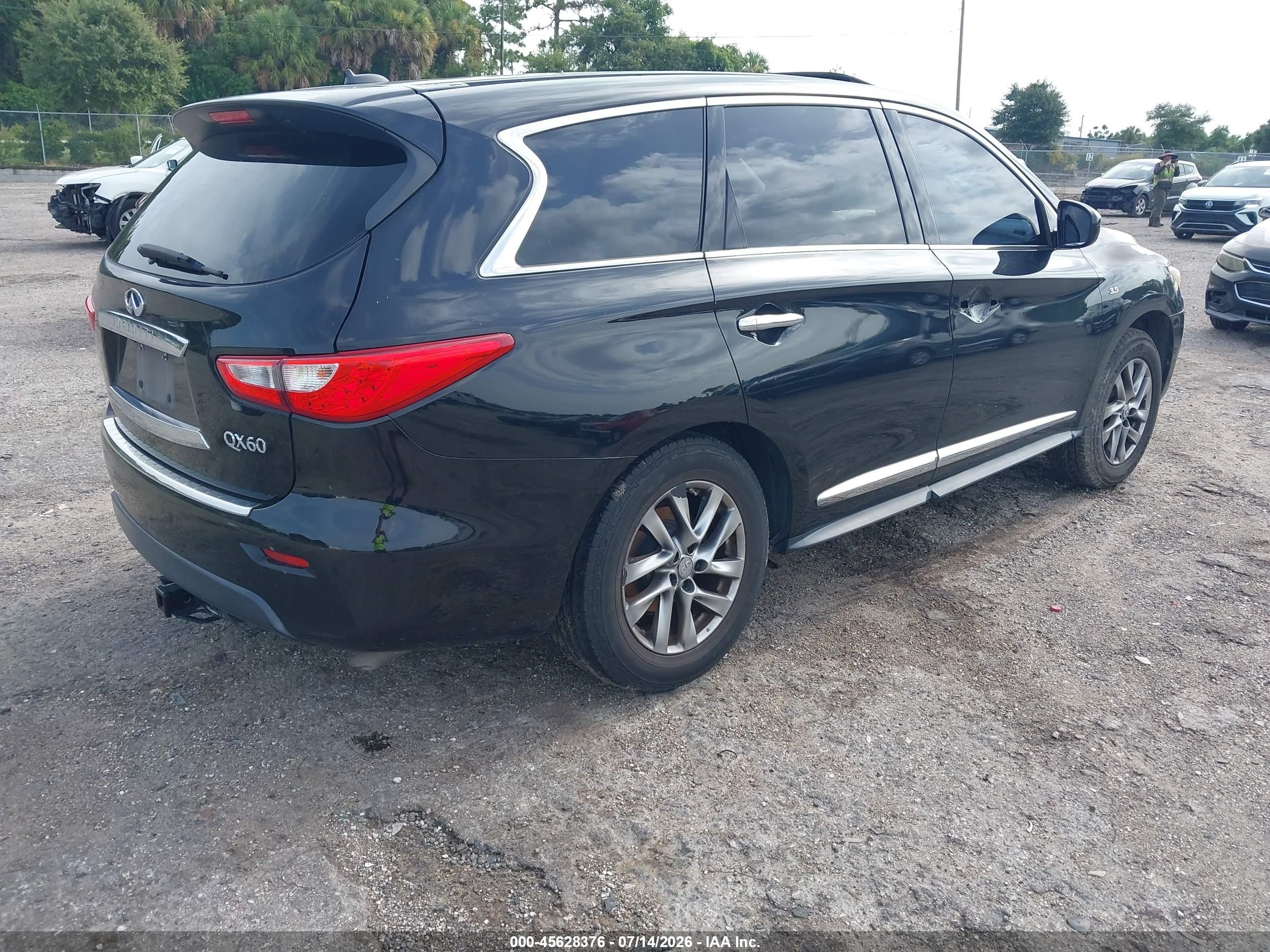 2014 Infiniti Qx60   Black vin: 5N1AL0MN5EC507575