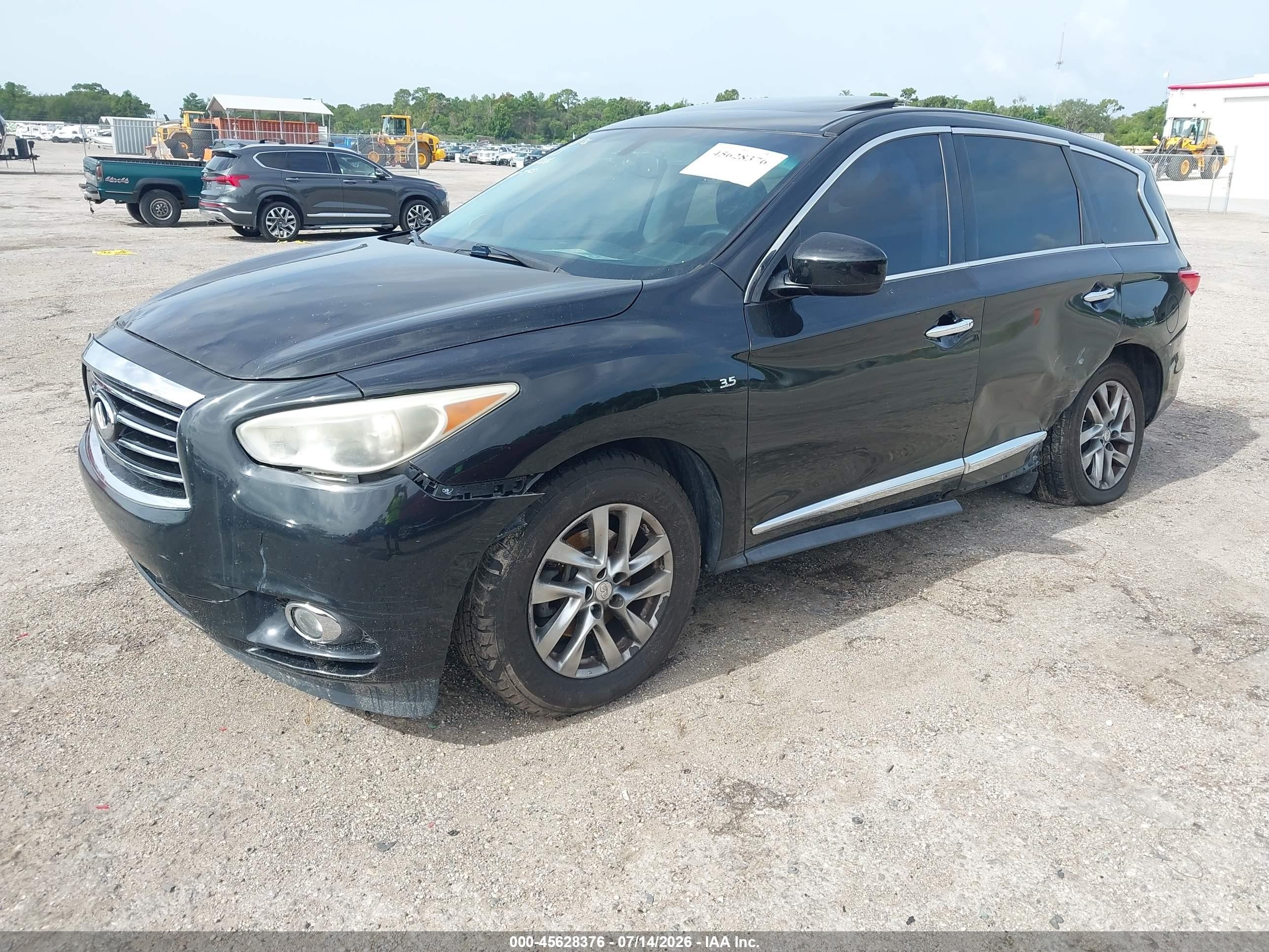 2014 Infiniti Qx60   Black vin: 5N1AL0MN5EC507575