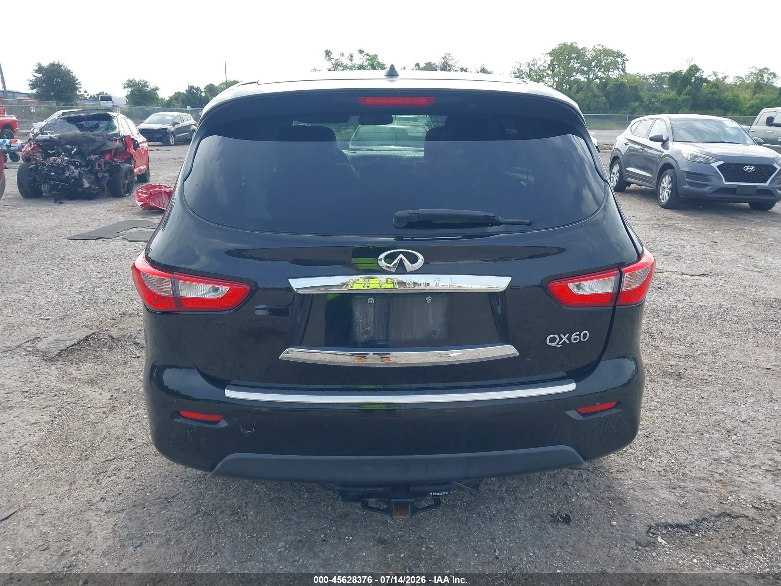 2014 Infiniti Qx60   Black vin: 5N1AL0MN5EC507575