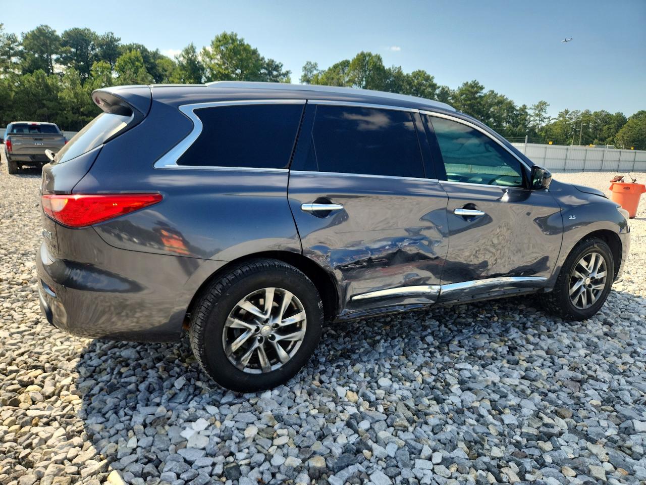 2014 Infiniti Qx60 Base Gray vin: 5N1AL0MN5EC507673