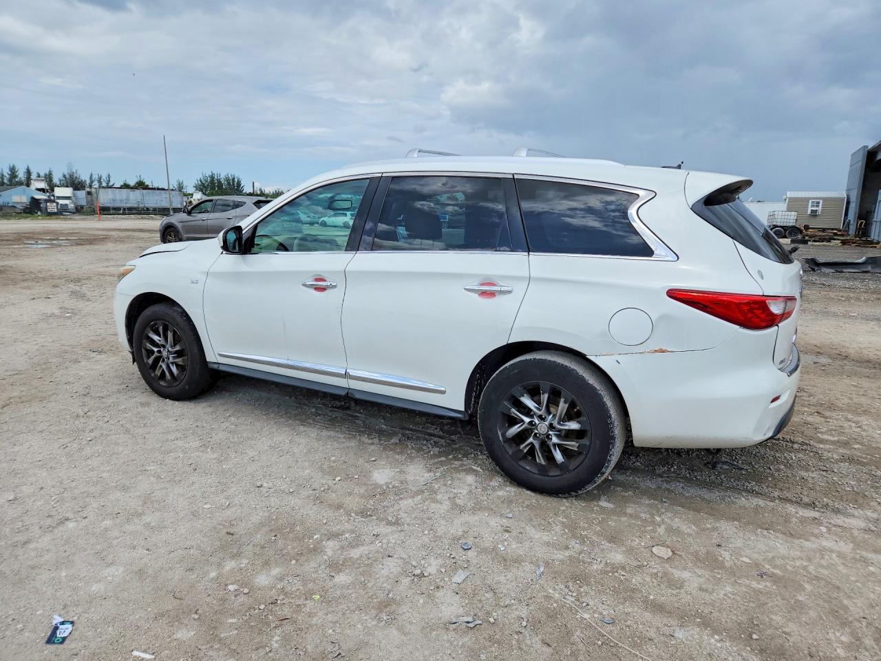 2014 Infiniti Qx60 Base White vin: 5N1AL0MN5EC507883