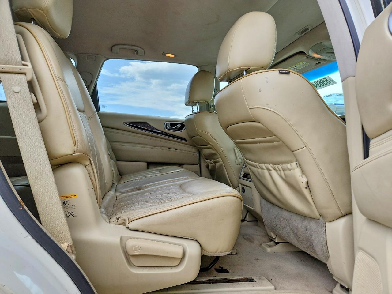 2014 Infiniti Qx60 Base White vin: 5N1AL0MN5EC507883