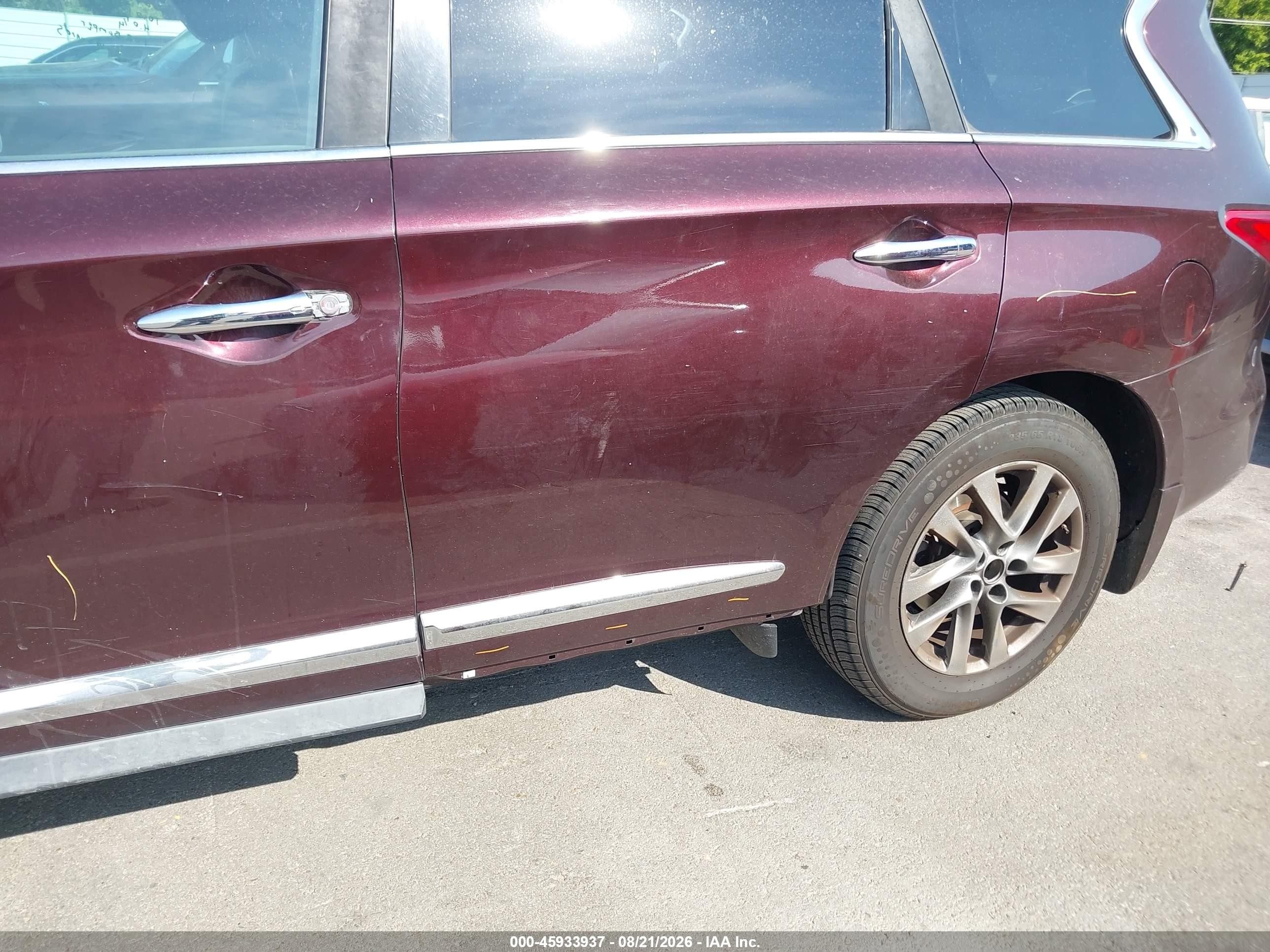 2014 Infiniti Qx60   Фиолетовый vin: 5N1AL0MN5EC519922
