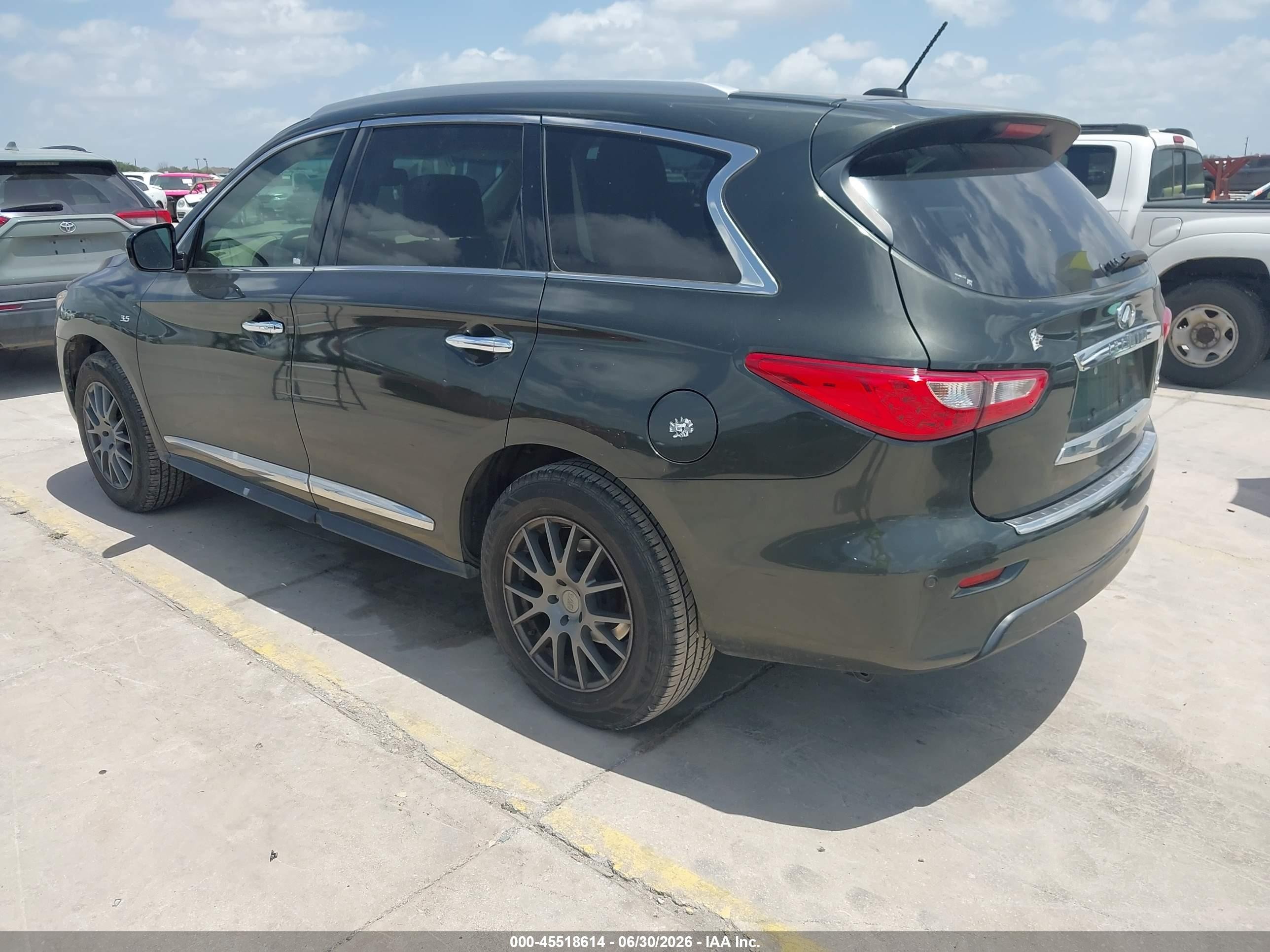2014 Infiniti Qx60   Green vin: 5N1AL0MN5EC548272