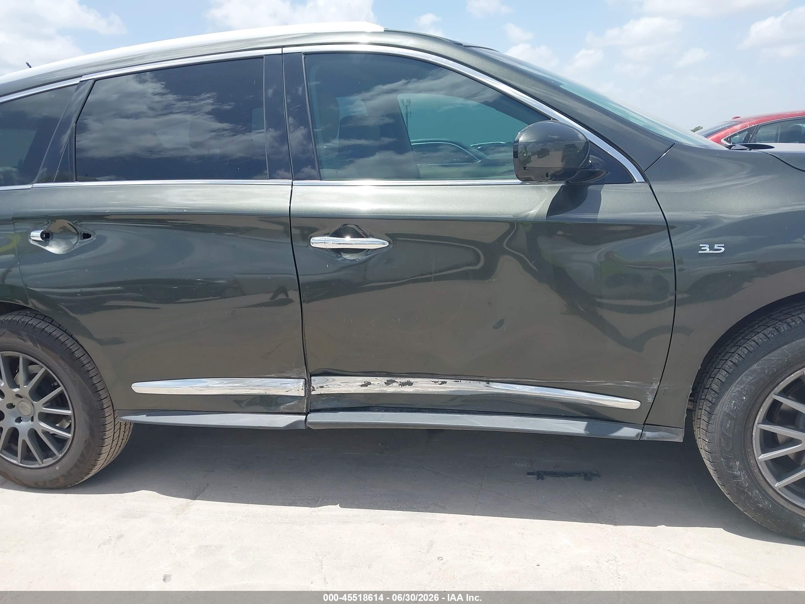 2014 Infiniti Qx60   Green vin: 5N1AL0MN5EC548272