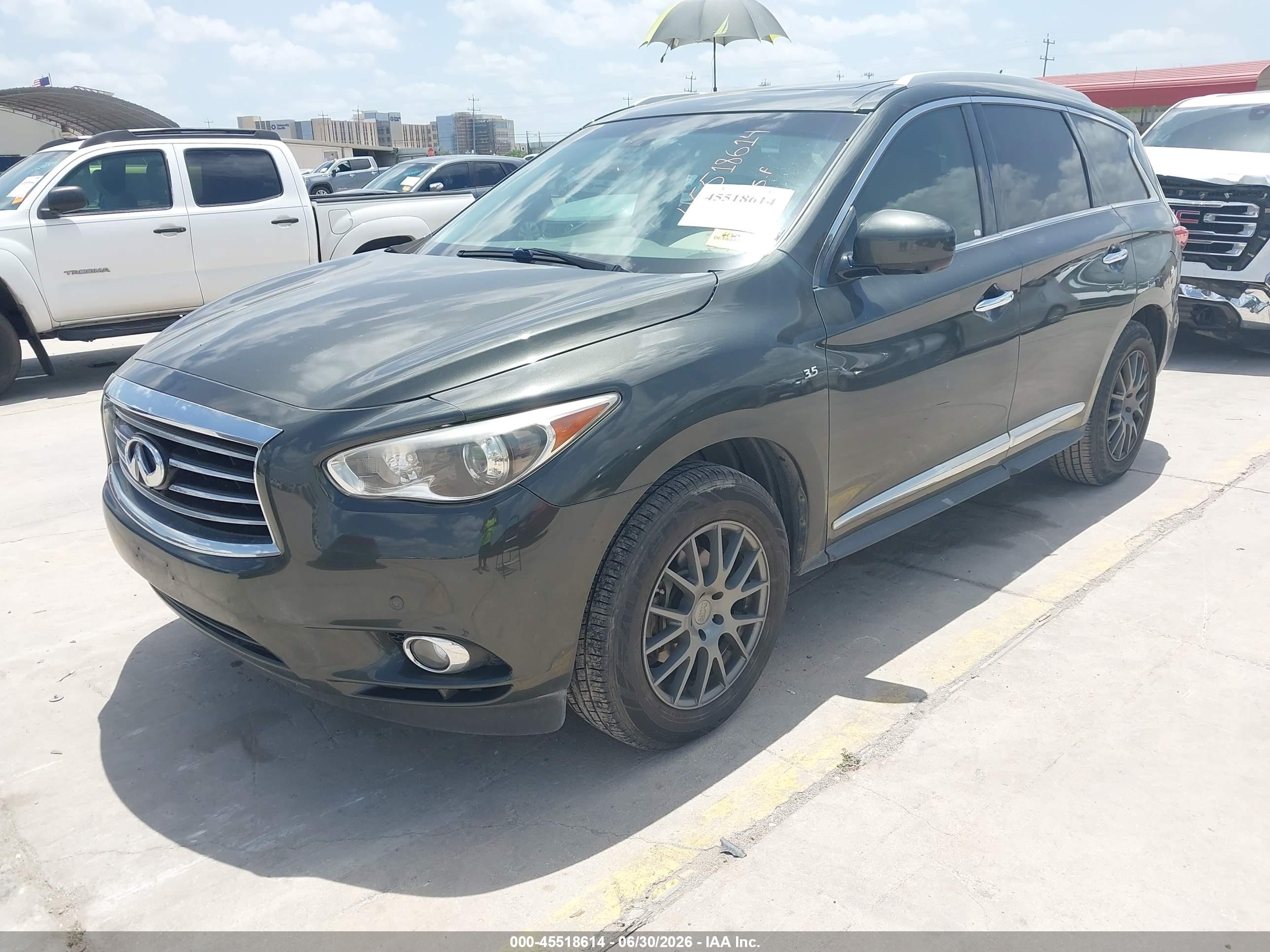 2014 Infiniti Qx60   Green vin: 5N1AL0MN5EC548272