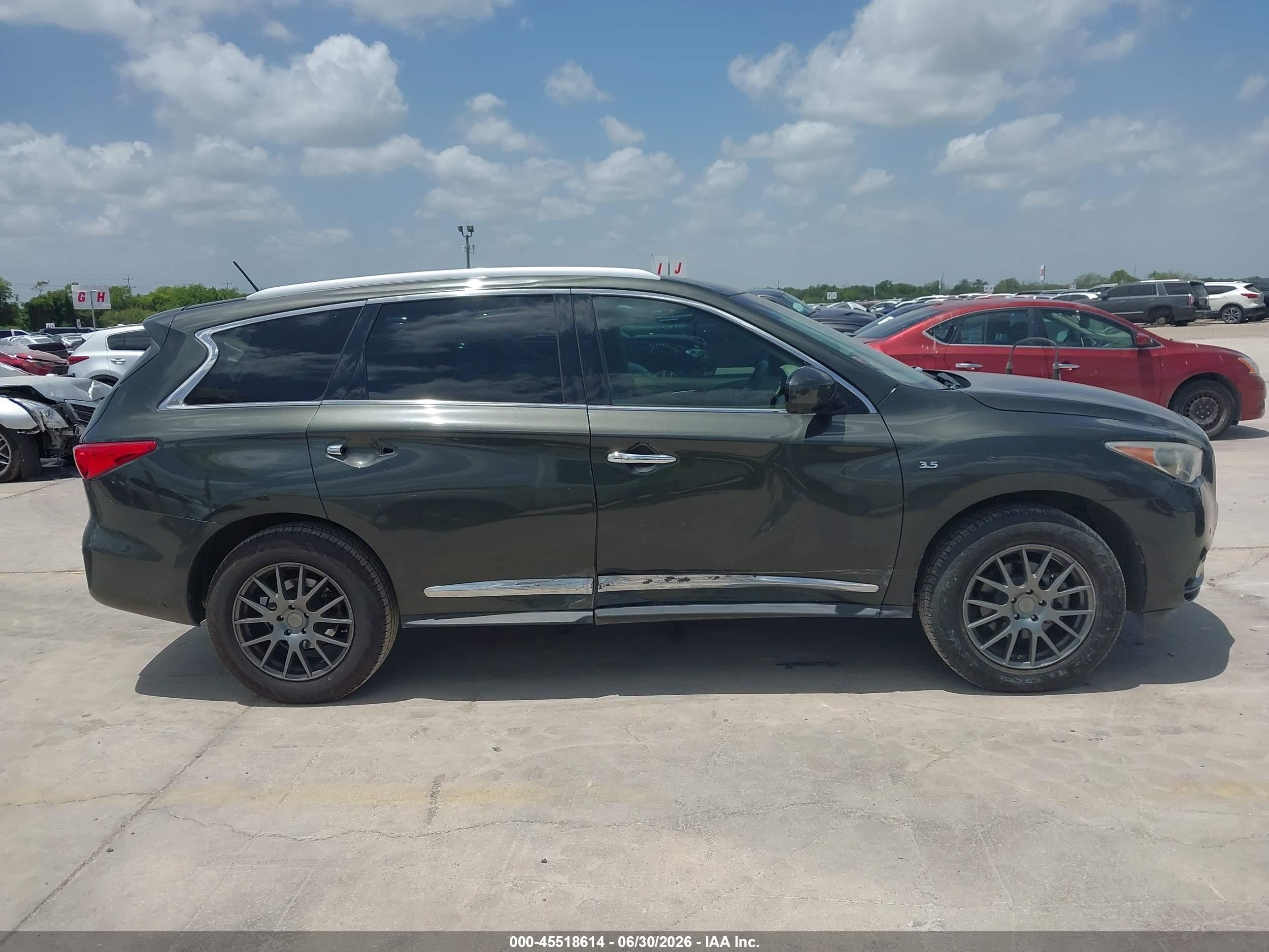 2014 Infiniti Qx60   Green vin: 5N1AL0MN5EC548272