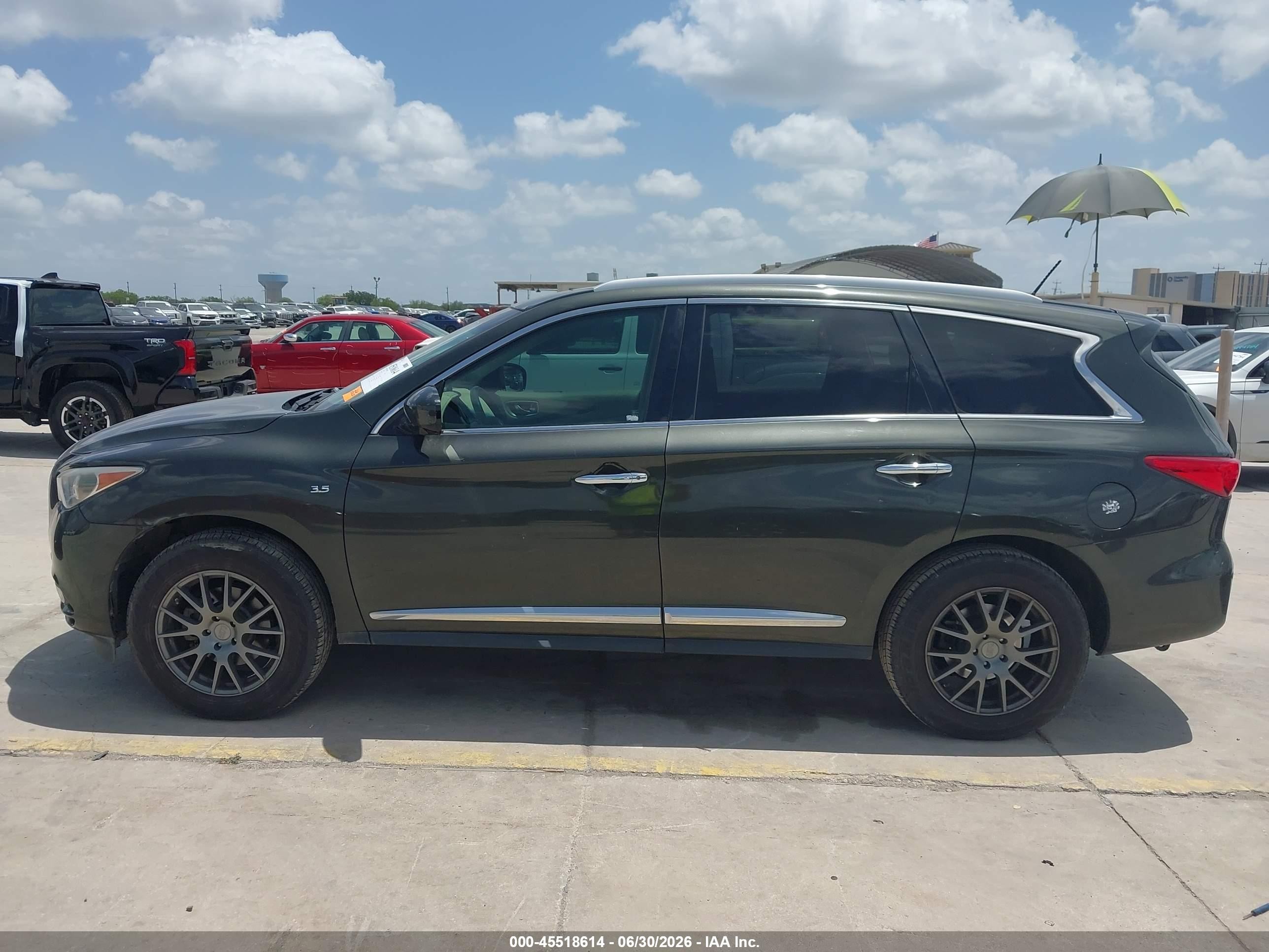2014 Infiniti Qx60   Green vin: 5N1AL0MN5EC548272
