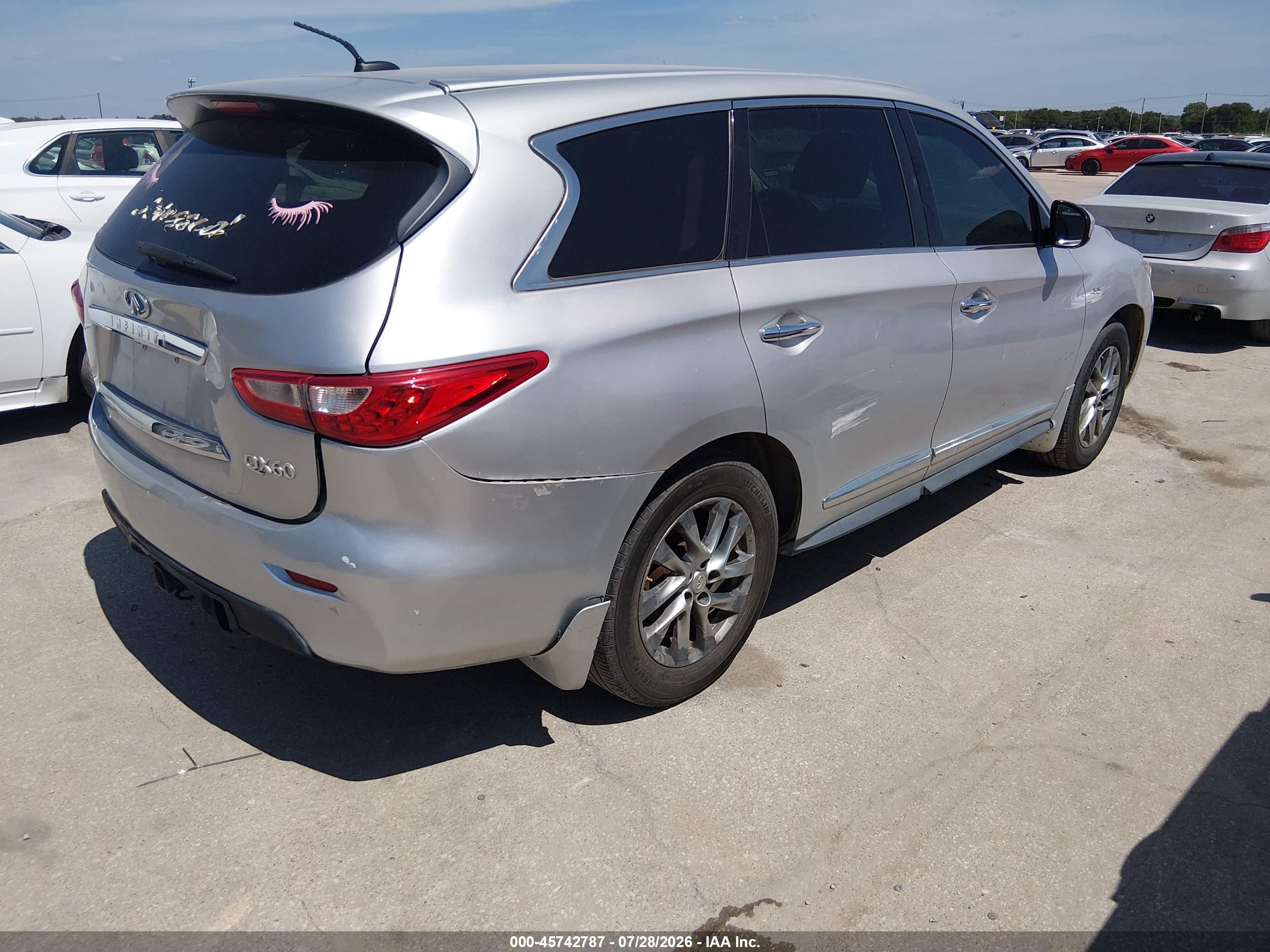 2015 Infiniti Qx60   Silver vin: 5N1AL0MN5FC505021