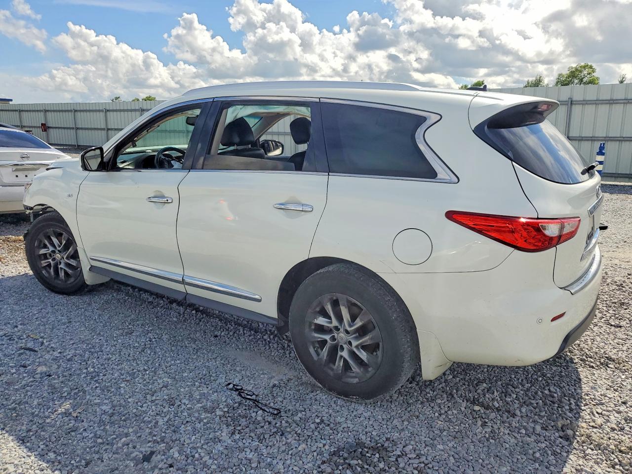 2015 Infiniti Qx60 Base White vin: 5N1AL0MN5FC505049