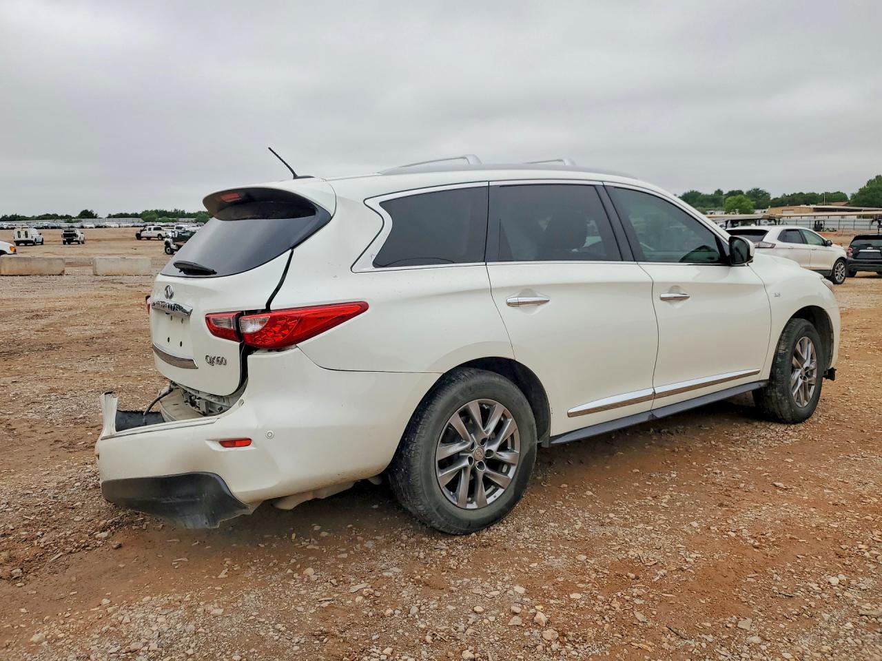 2015 Infiniti Qx60 Base White vin: 5N1AL0MN5FC507402