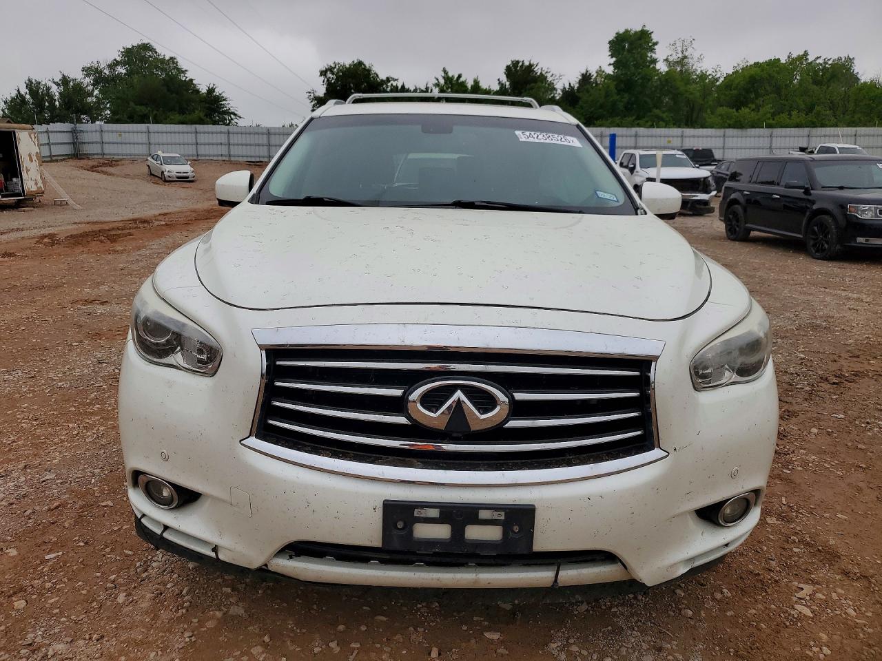2015 Infiniti Qx60 Base White vin: 5N1AL0MN5FC507402