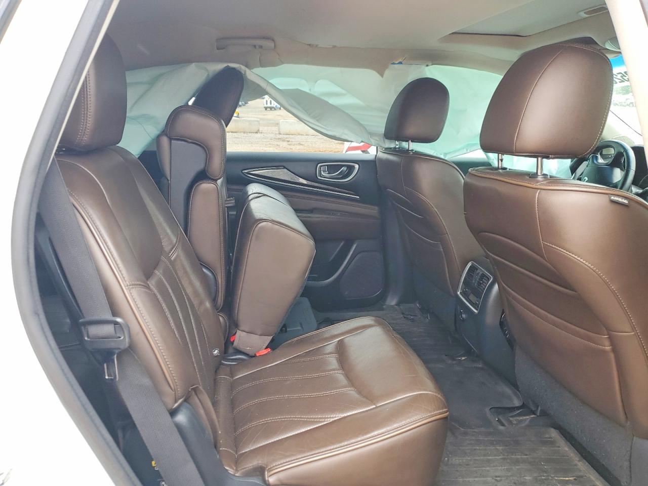 2015 Infiniti Qx60 Base White vin: 5N1AL0MN5FC507402