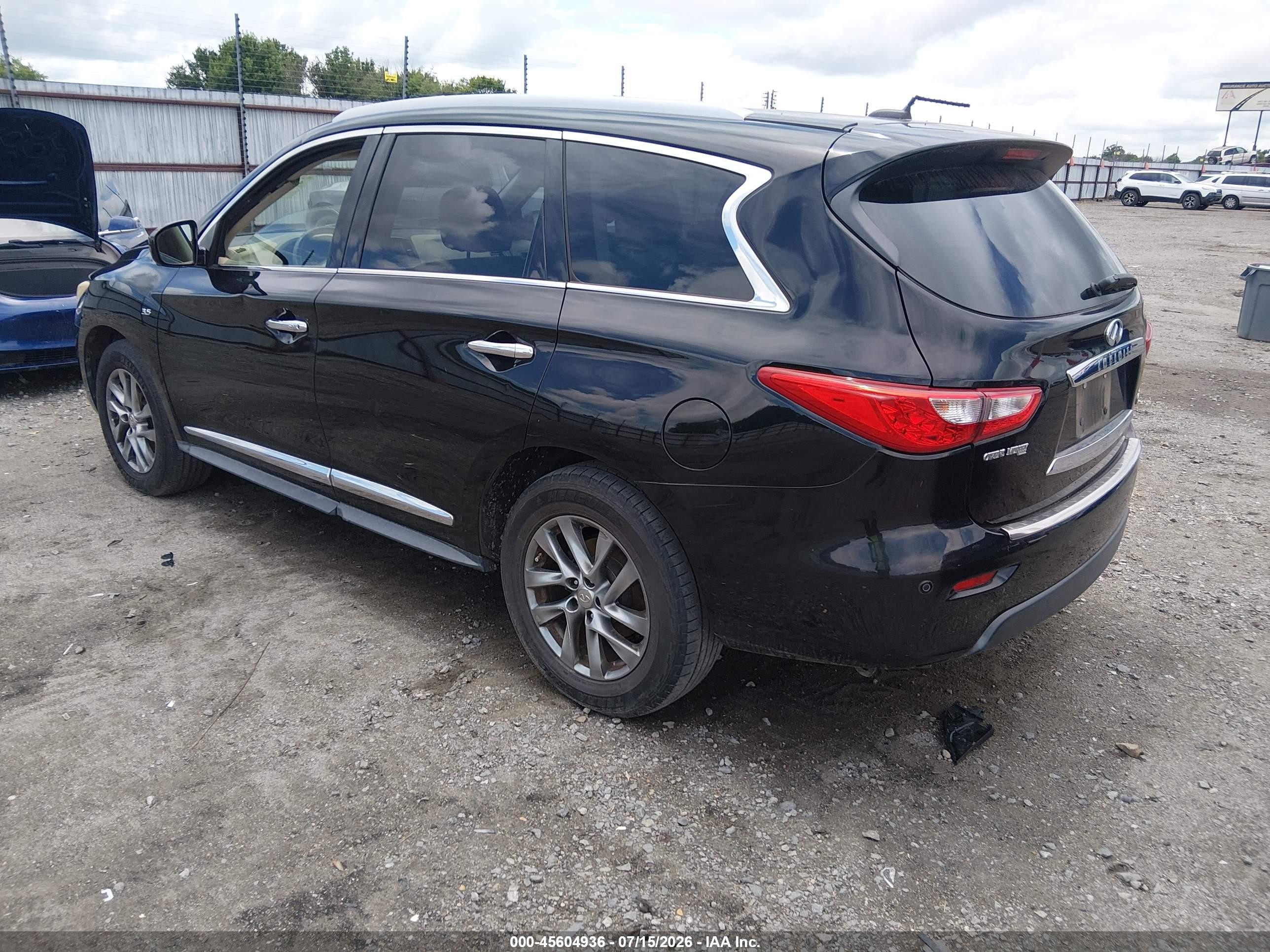 2015 Infiniti Qx60 Black vin: 5N1AL0MN5FC510624