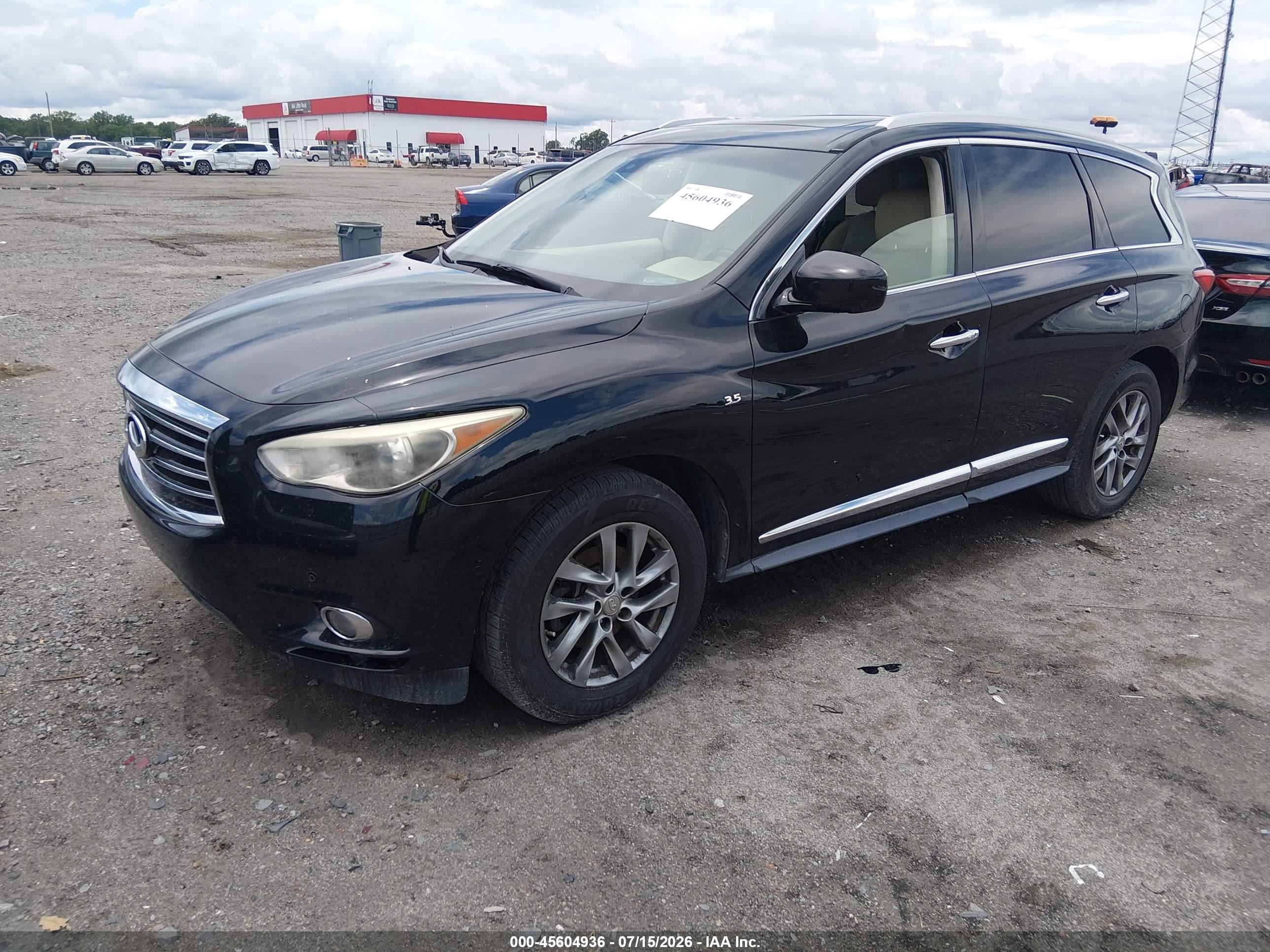2015 Infiniti Qx60 Black vin: 5N1AL0MN5FC510624