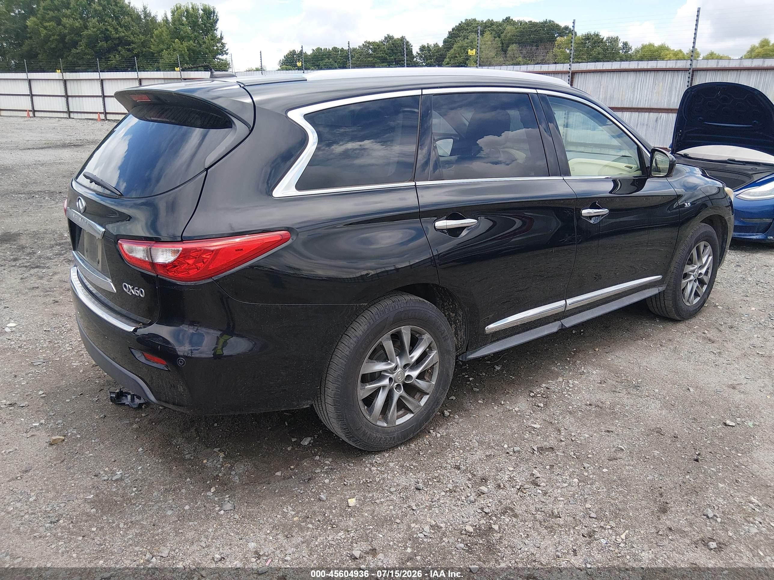 2015 Infiniti Qx60 Black vin: 5N1AL0MN5FC510624