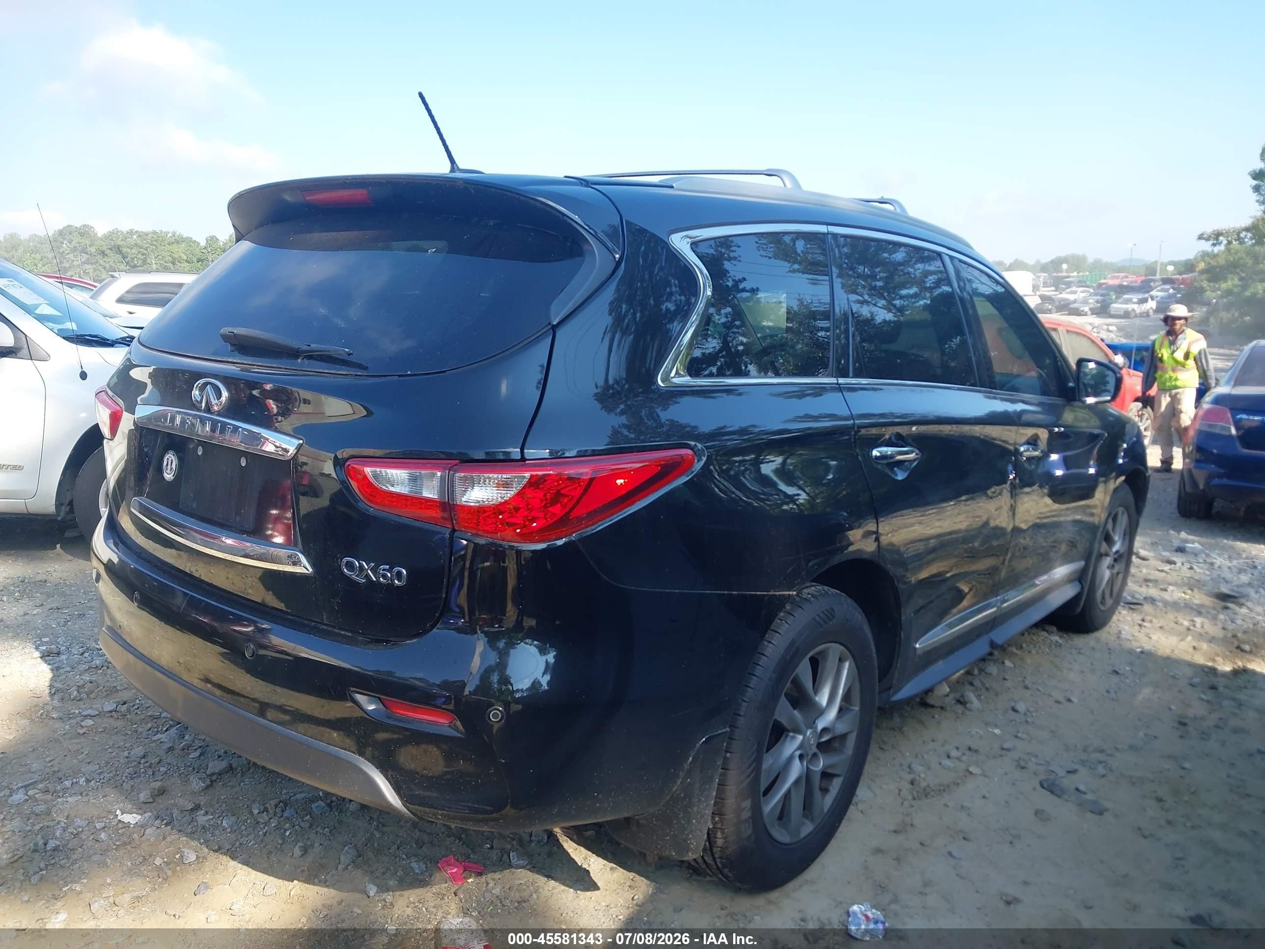 2015 Infiniti Qx60   Black vin: 5N1AL0MN5FC511210