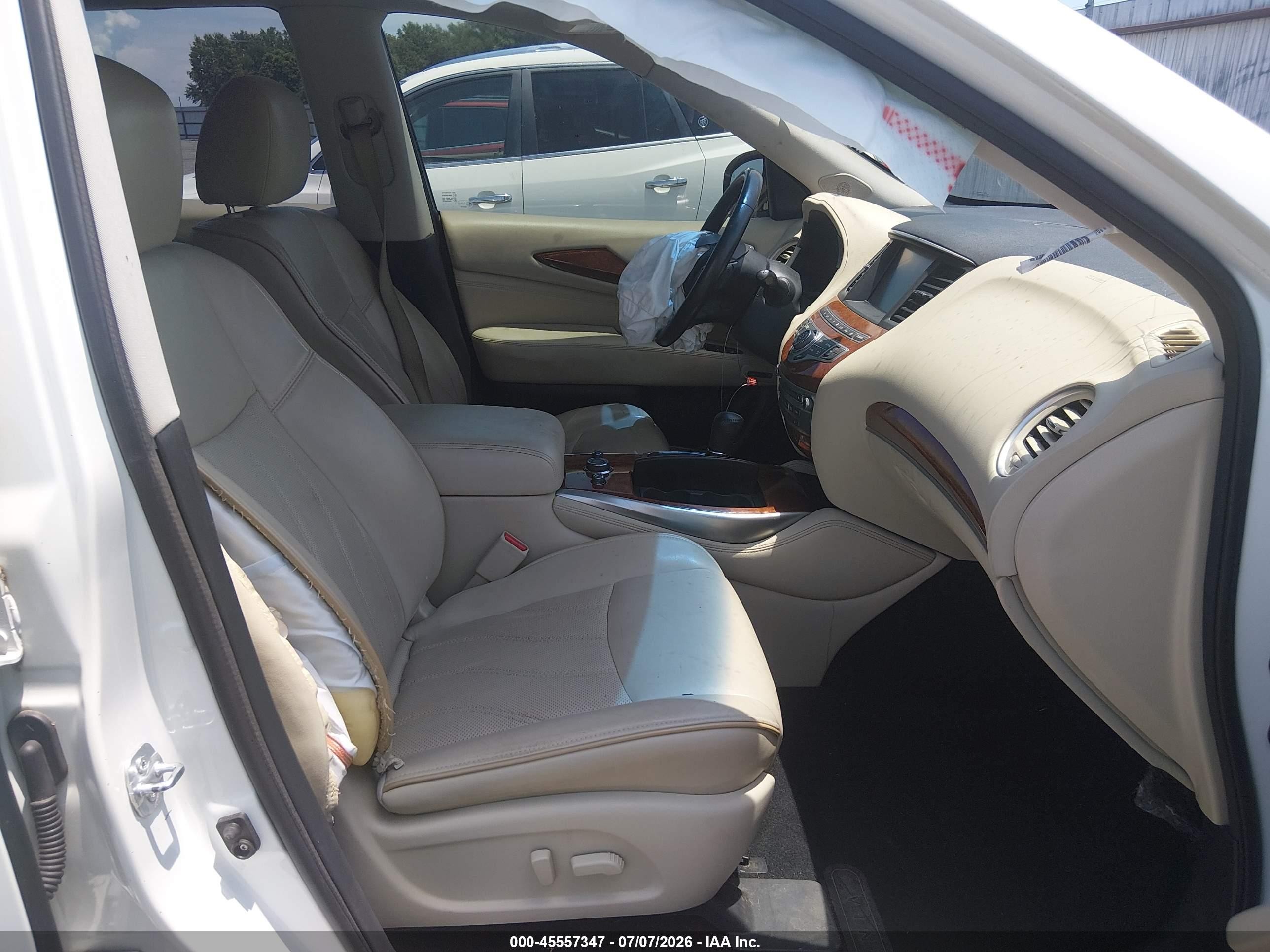2015 Infiniti Qx60   White vin: 5N1AL0MN5FC511420