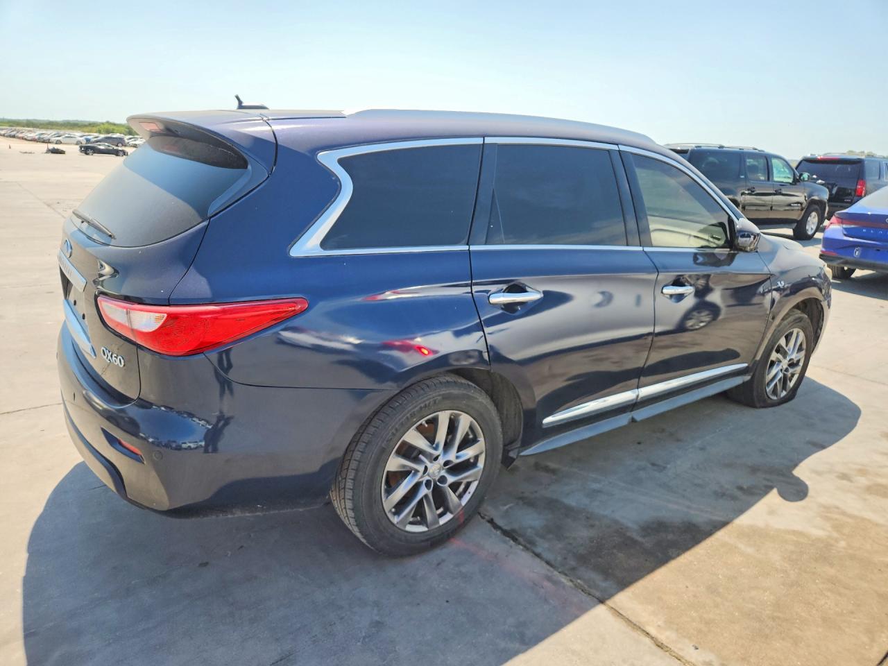 2015 Infiniti Qx60 Base Blue vin: 5N1AL0MN5FC514897