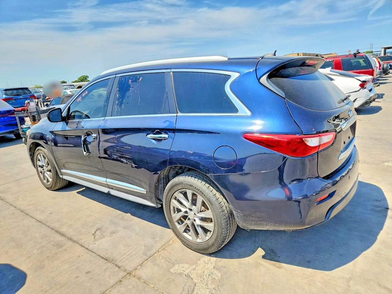 2015 Infiniti Qx60 Base Blue vin: 5N1AL0MN5FC514897
