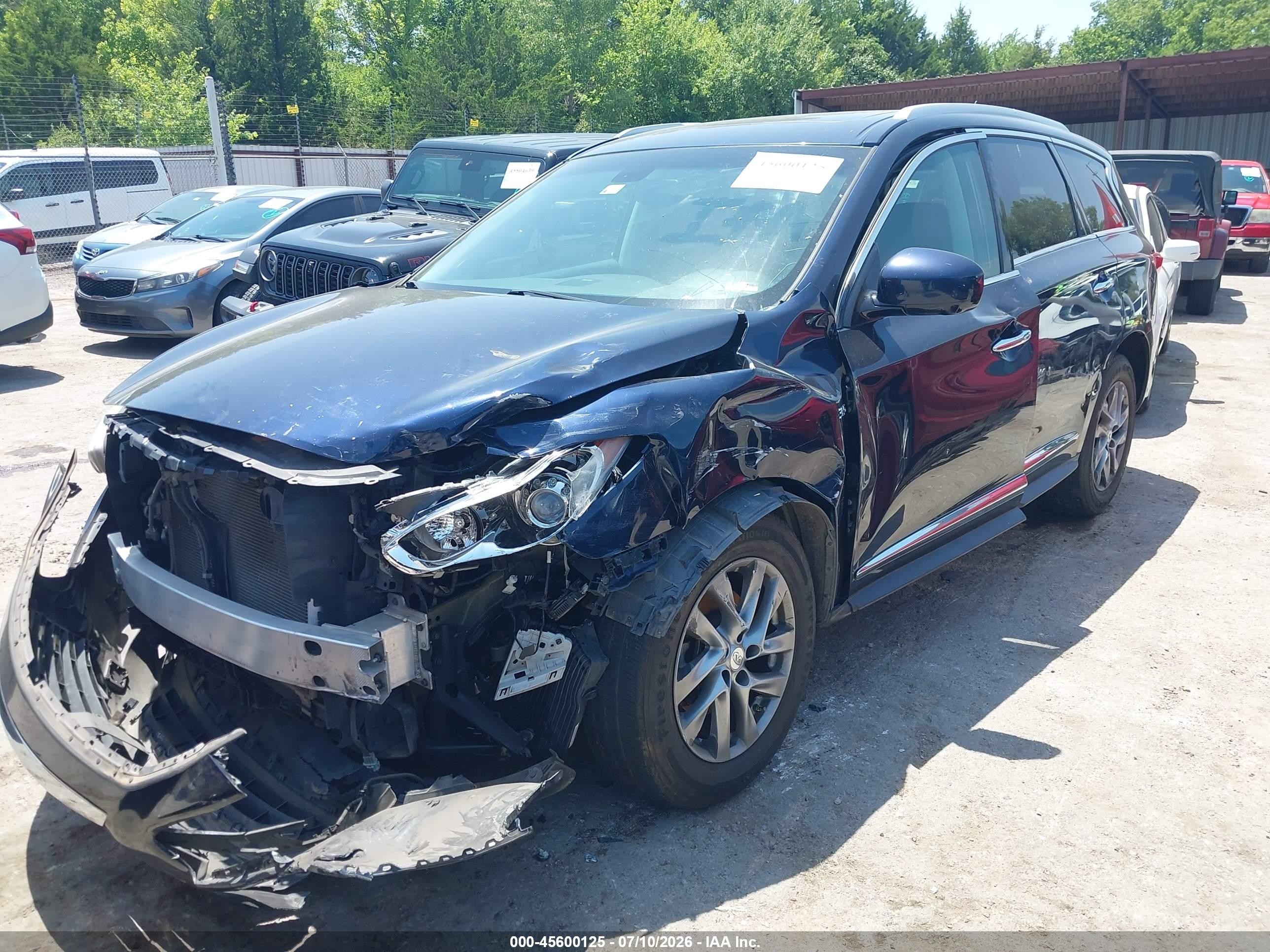 2015 Infiniti Qx60 Синий vin: 5N1AL0MN5FC523261