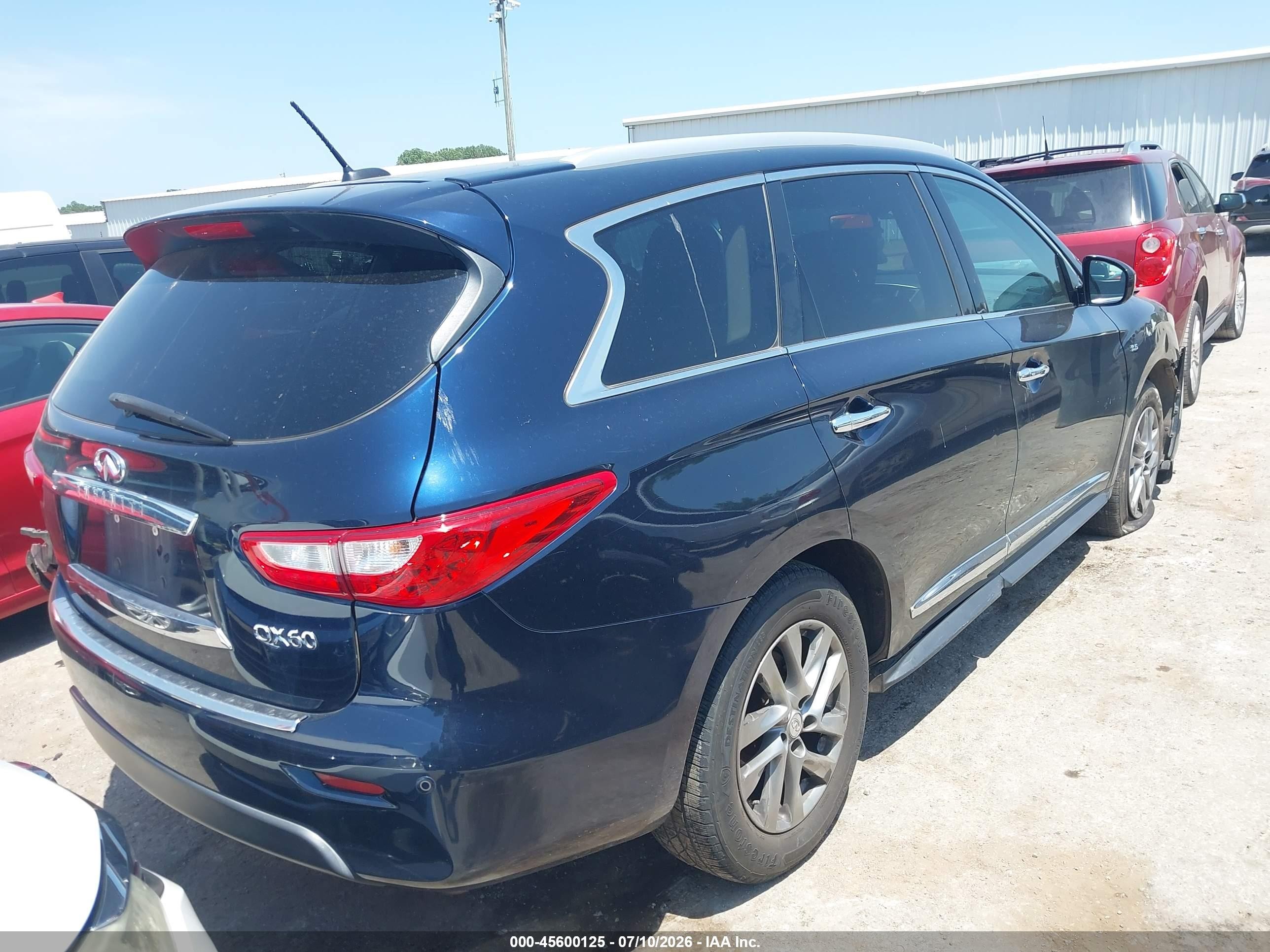 2015 Infiniti Qx60 Синий vin: 5N1AL0MN5FC523261