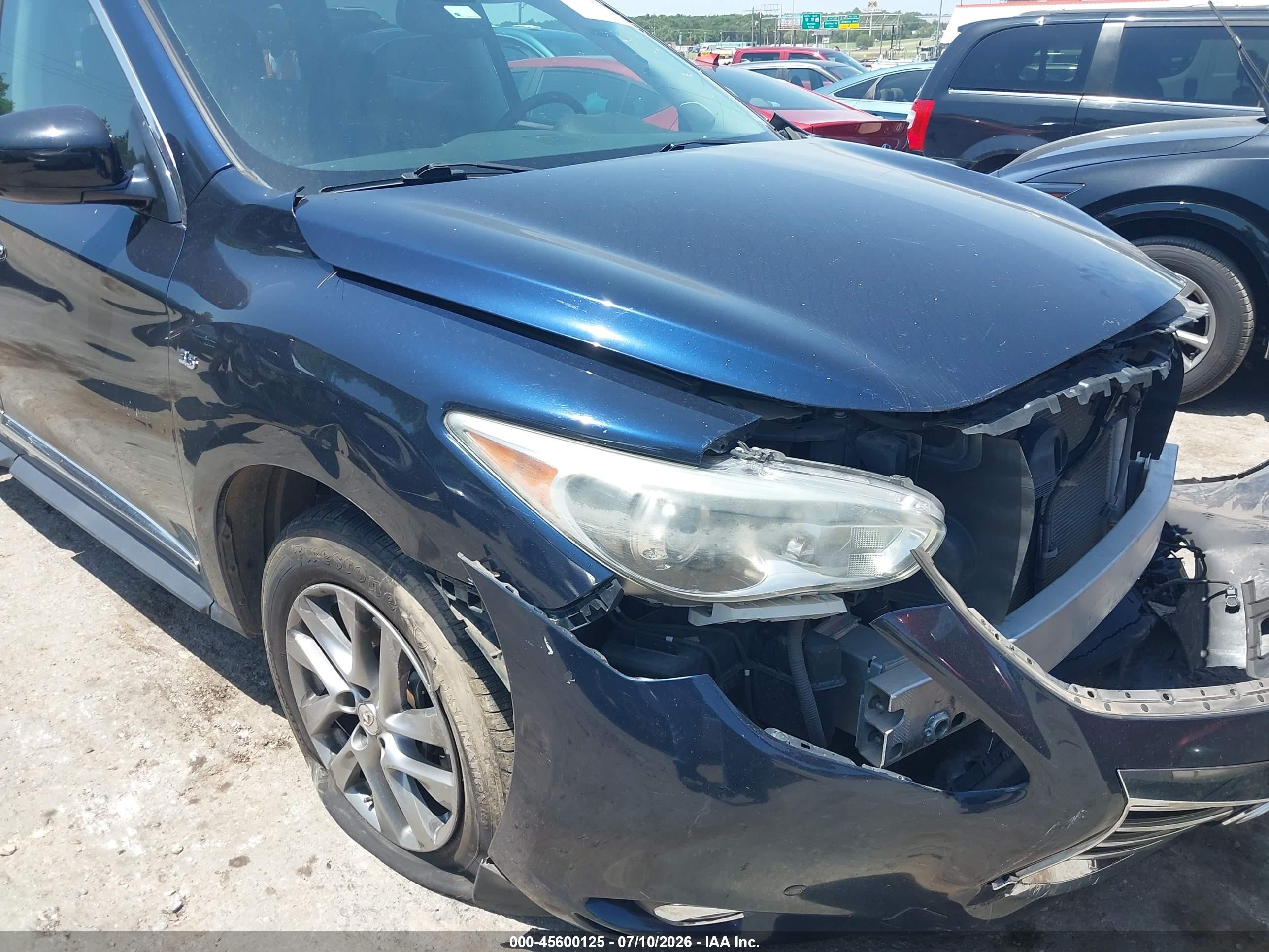 2015 Infiniti Qx60 Синий vin: 5N1AL0MN5FC523261