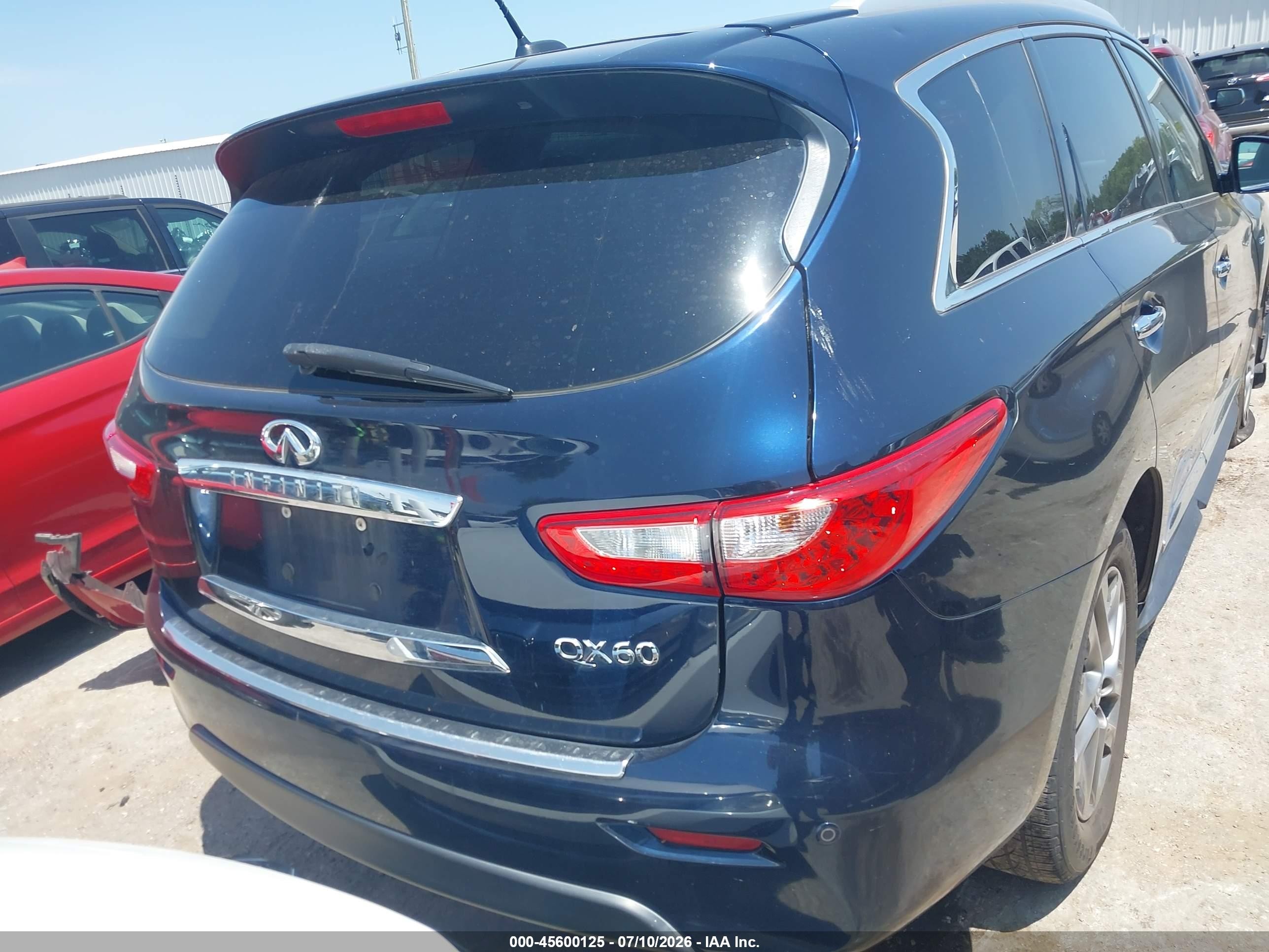 2015 Infiniti Qx60 Синий vin: 5N1AL0MN5FC523261