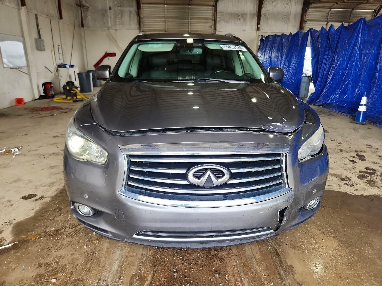 2015 Infiniti Qx60 Gray vin: 5N1AL0MN5FC524801