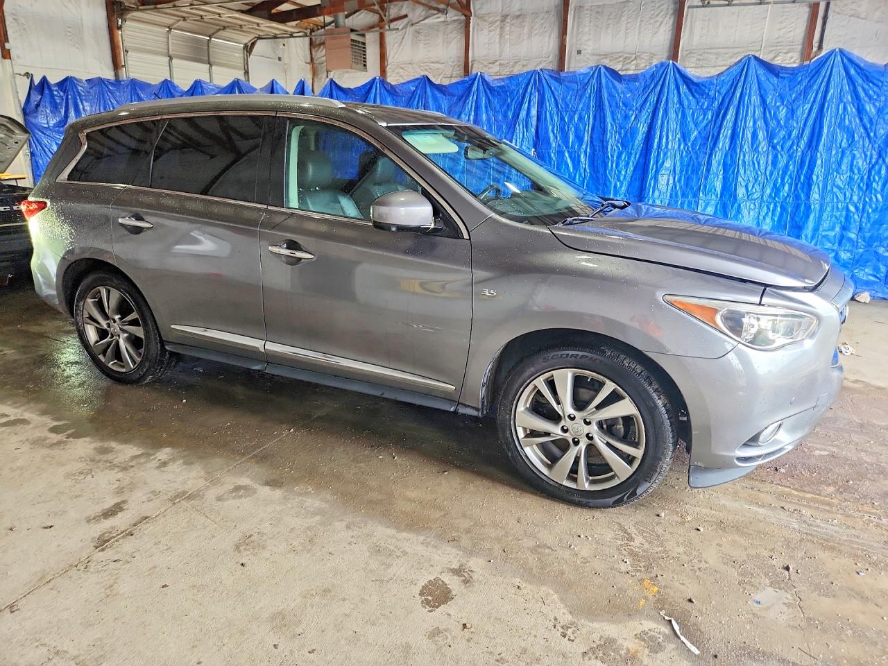2015 Infiniti Qx60 Gray vin: 5N1AL0MN5FC524801