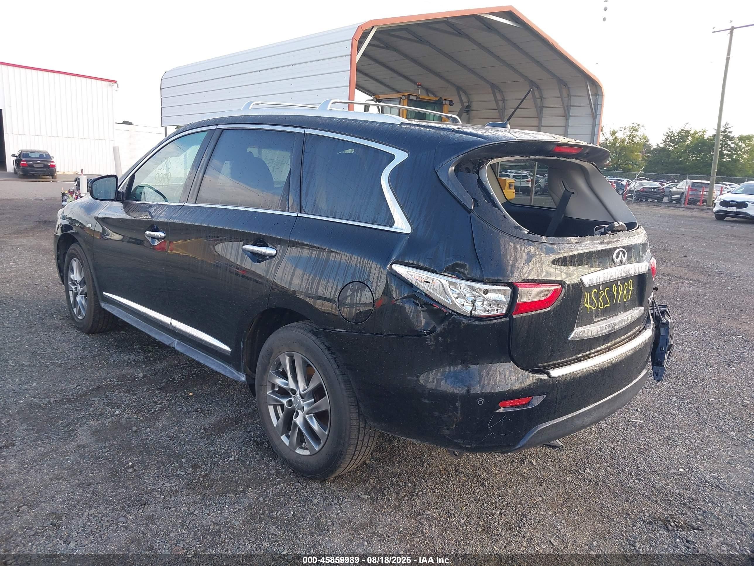 2015 Infiniti Qx60   Black vin: 5N1AL0MN5FC539329