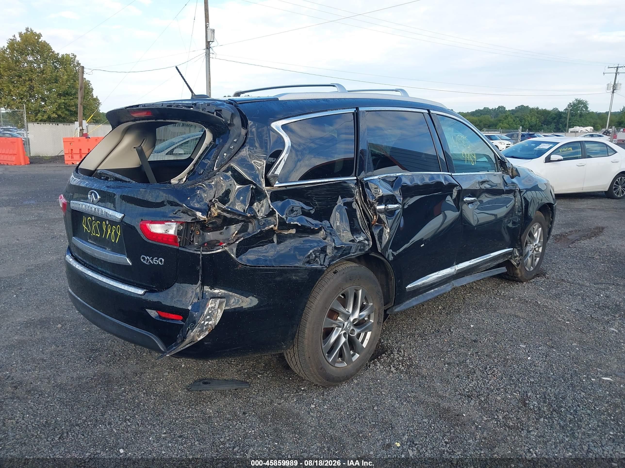 2015 Infiniti Qx60   Black vin: 5N1AL0MN5FC539329