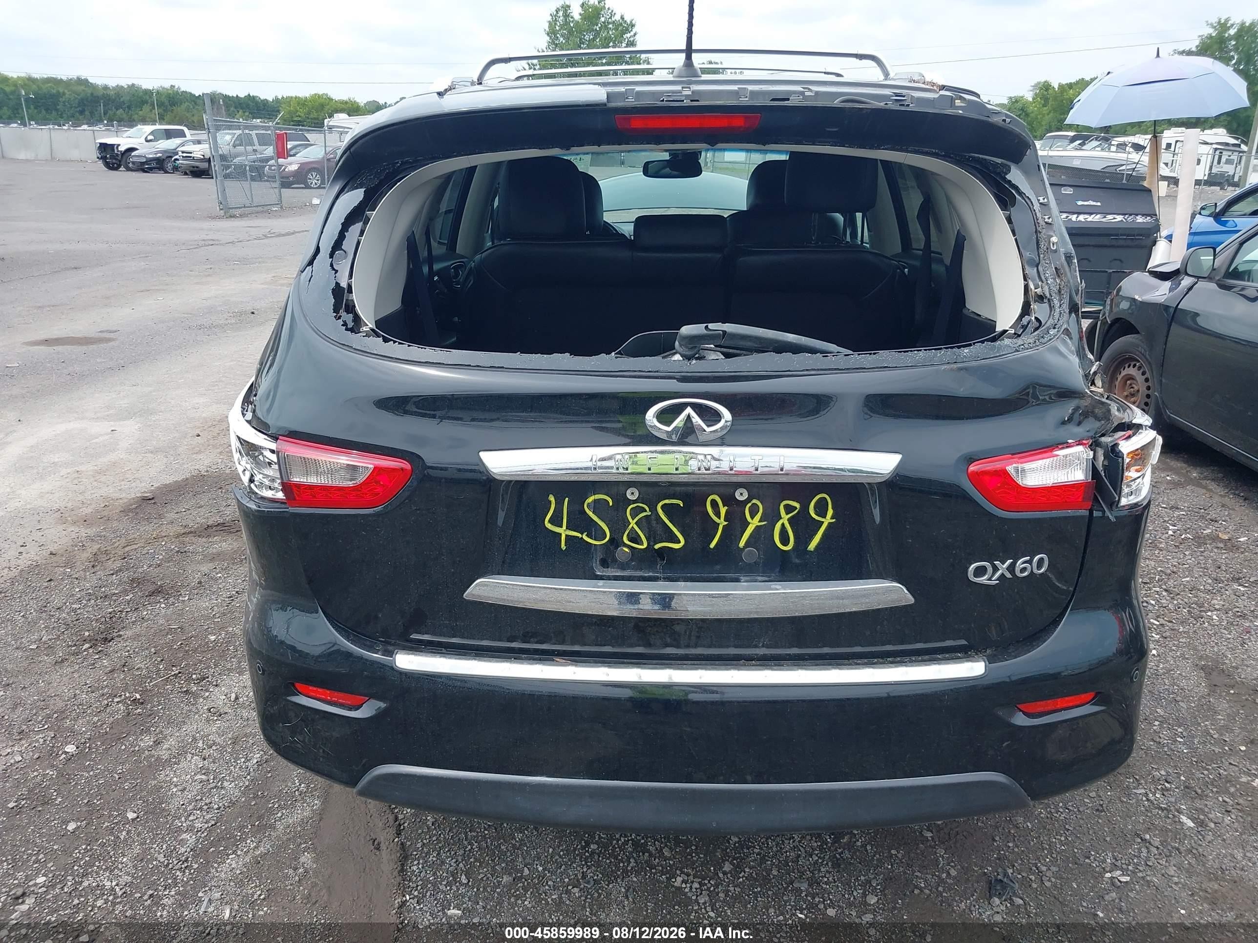 2015 Infiniti Qx60   Black vin: 5N1AL0MN5FC539329
